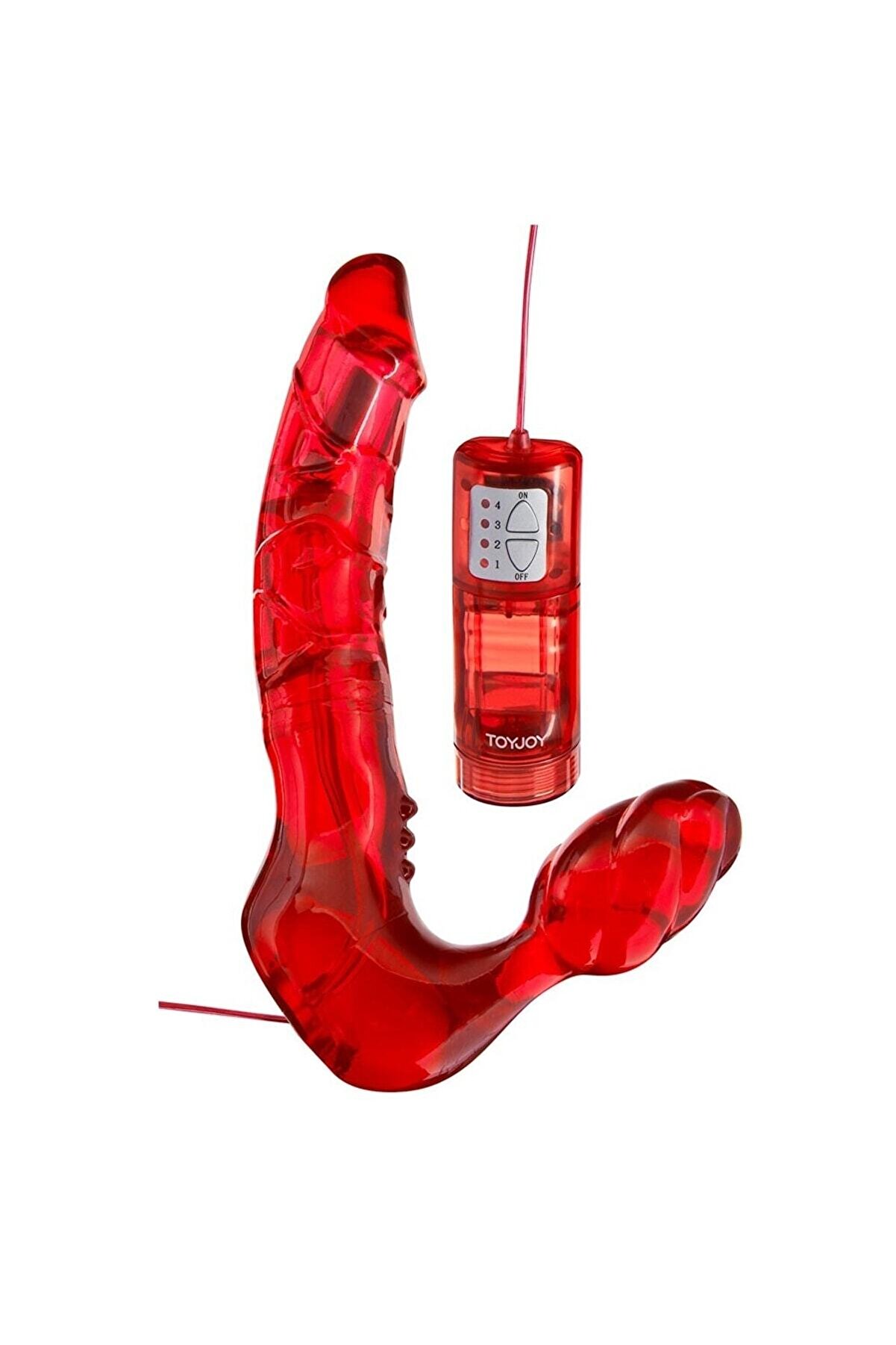 Erox Toy Joy Ti̇treşi̇mli̇ Double Strapless Di̇ldo