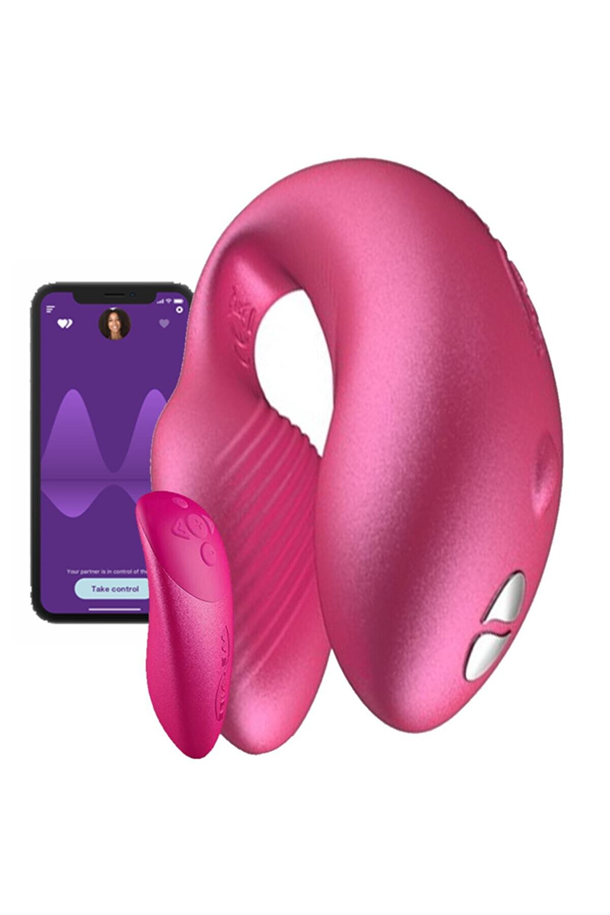 Erox We-Vi̇be Chorus Yeni̇ Nesi̇l Akıllı Telefondan Kontroll&uuml; &Ccedil;i̇ftler I&ccedil;i̇n Pembe Vi̇brat&ouml;r