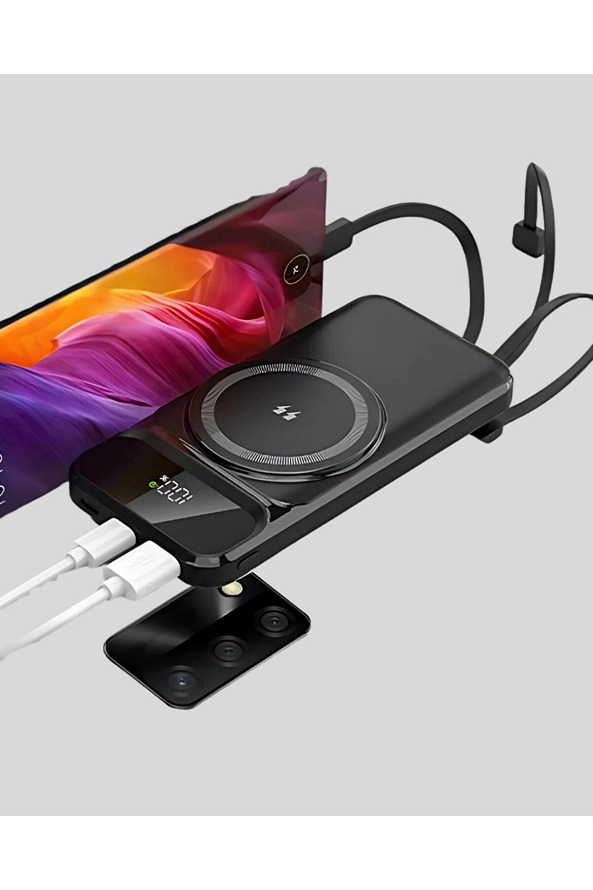 Zero Land Yzlal Kablosuz 15W Şarj Destekli̇ 10000 Mah Taşınabi̇li̇r Powerbank &ndash; Hızlı (101909) Şarj &Ouml;zelli̇kli̇