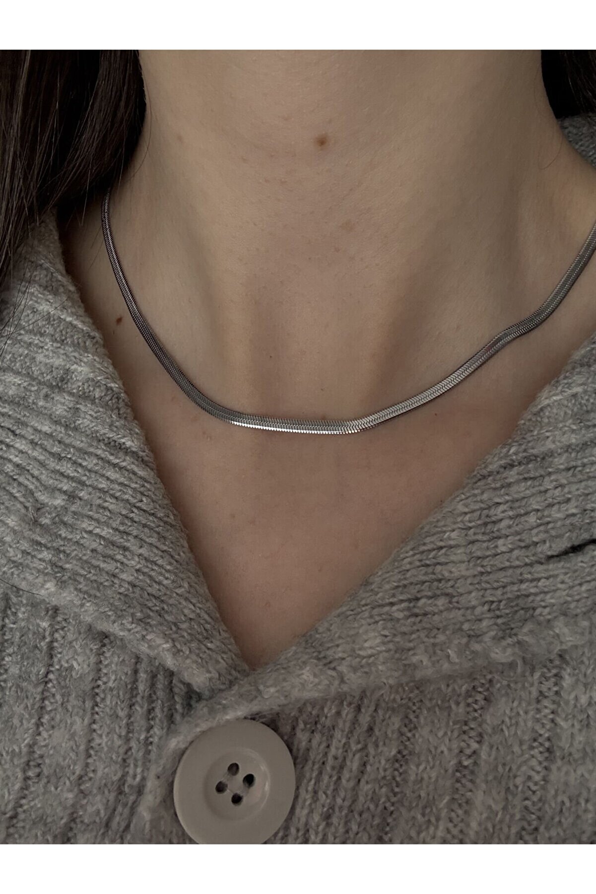 Ateli̇er Emi̇ne Si̇lver İtalyan Zi̇nci̇r Kolye