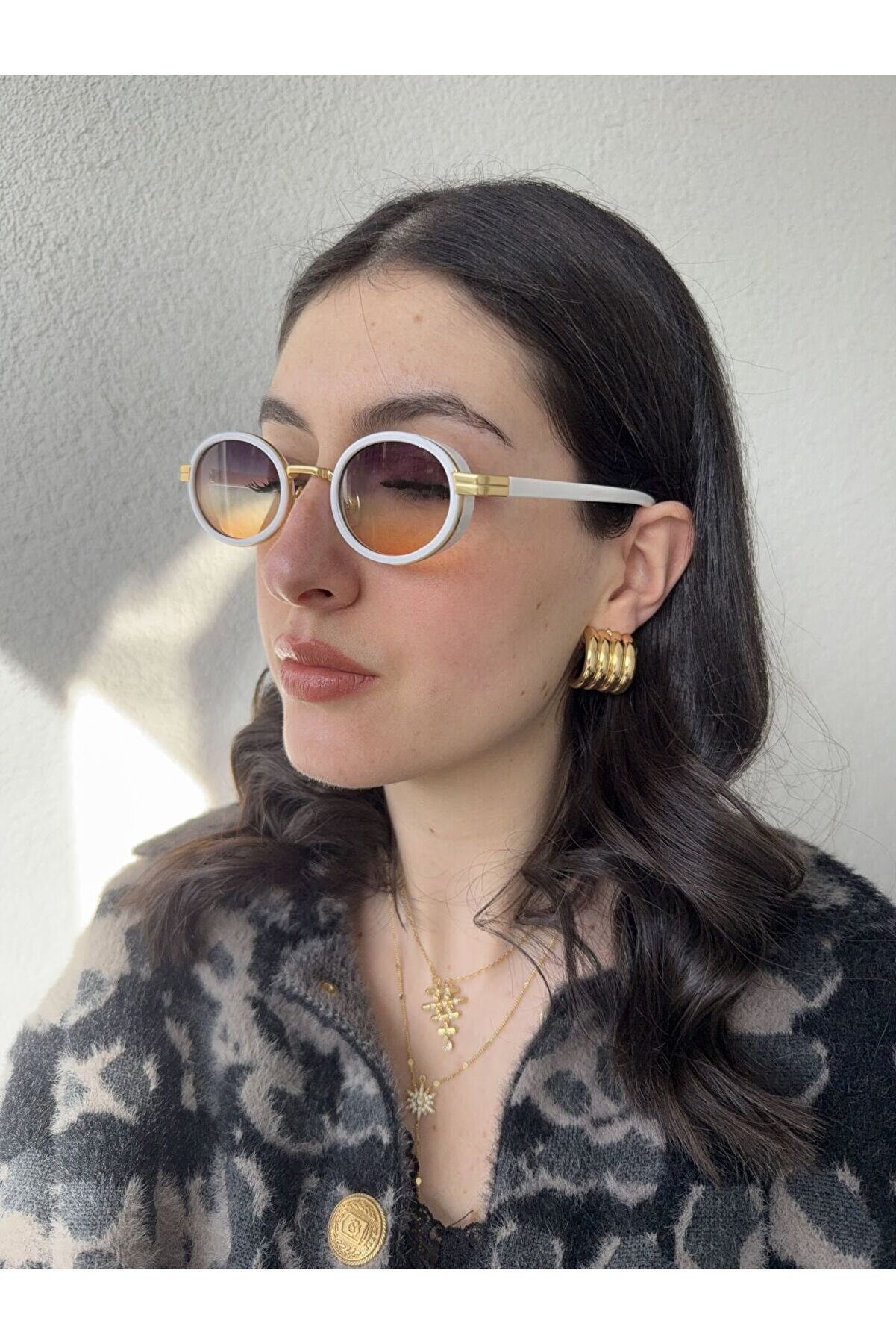 Ateli̇er Emi̇ne Renkli̇ Cam İkon Güneş Gözlüğü