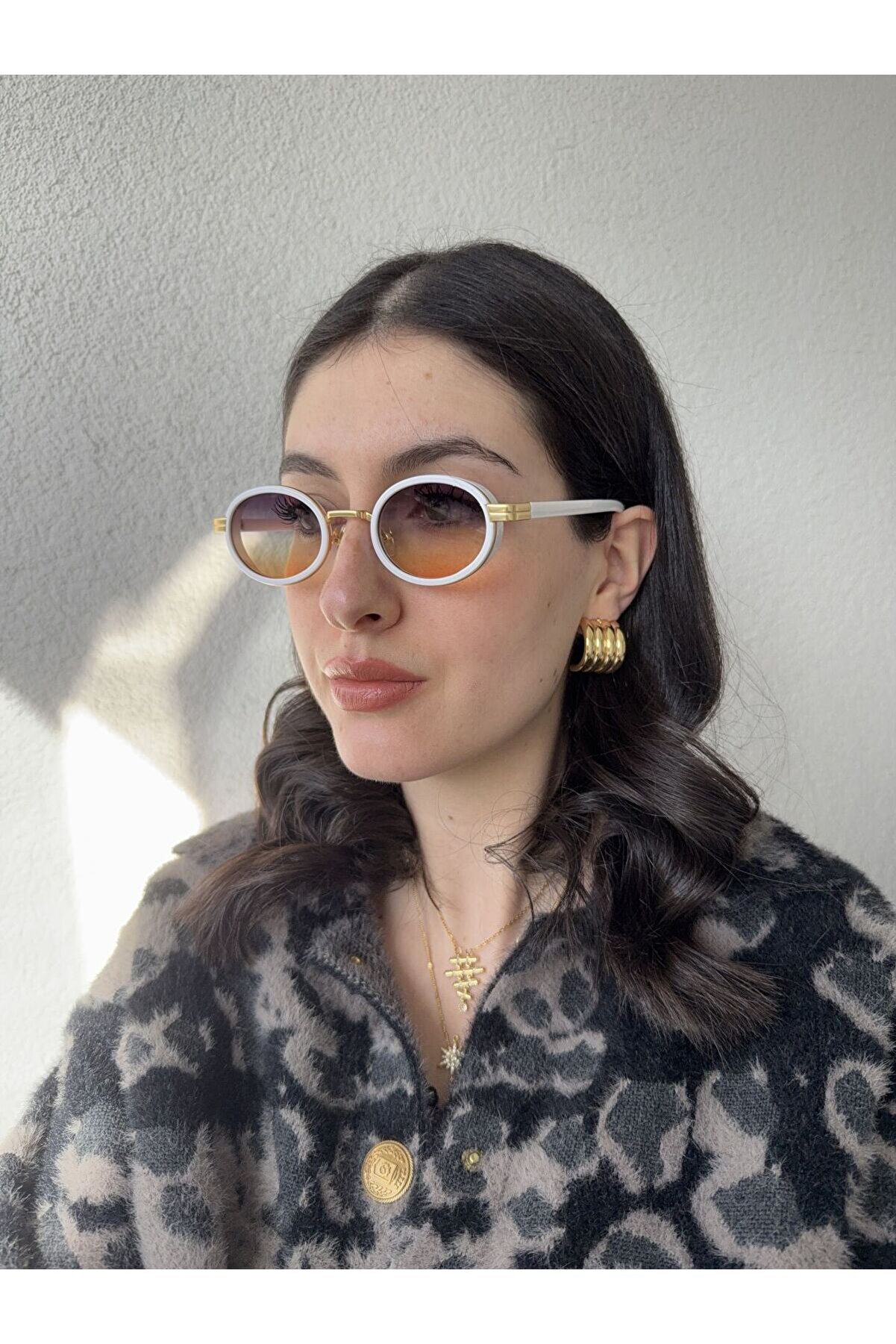 Ateli̇er Emi̇ne Renkli̇ Cam İkon Güneş Gözlüğü