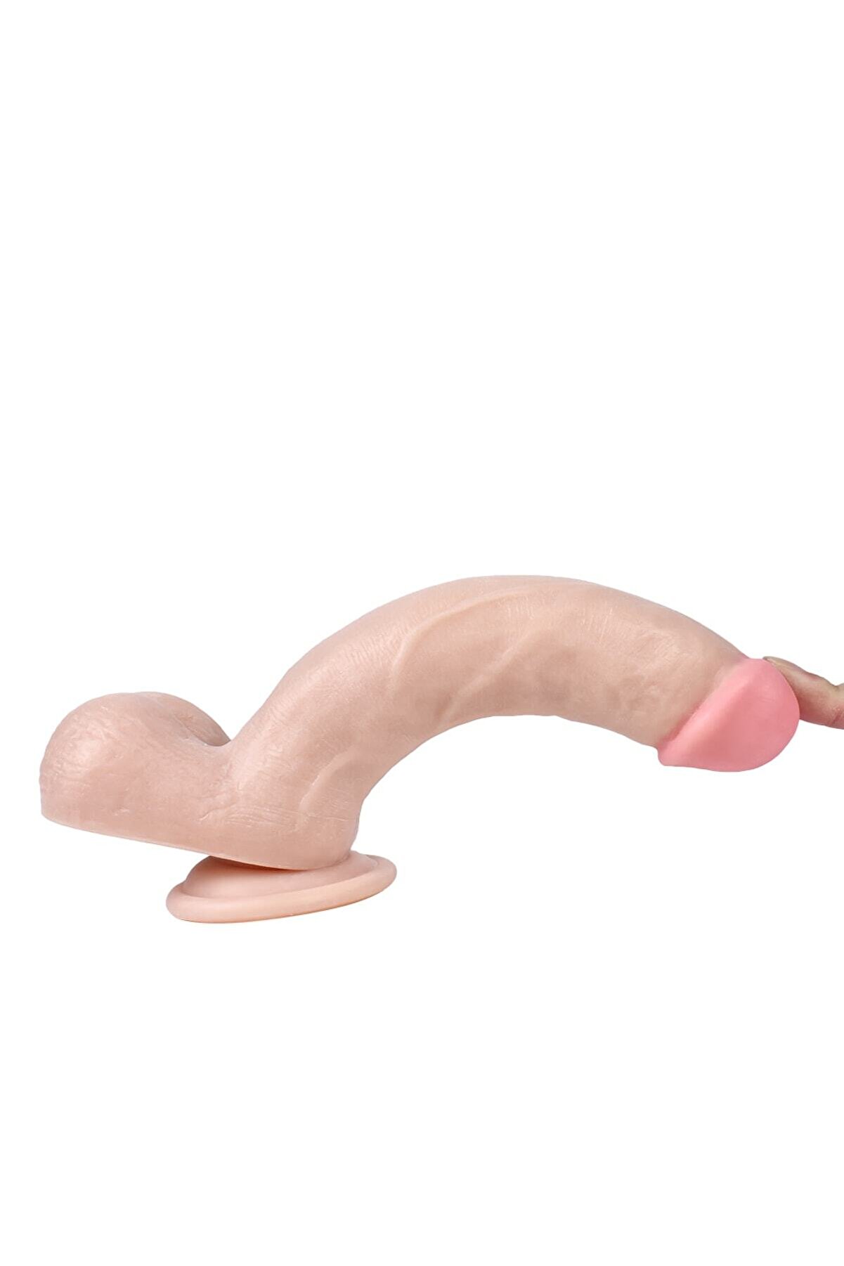 Meyrabest Male Li̇on Flexi̇ble 20 Cm Reali̇sti̇k Peni̇s