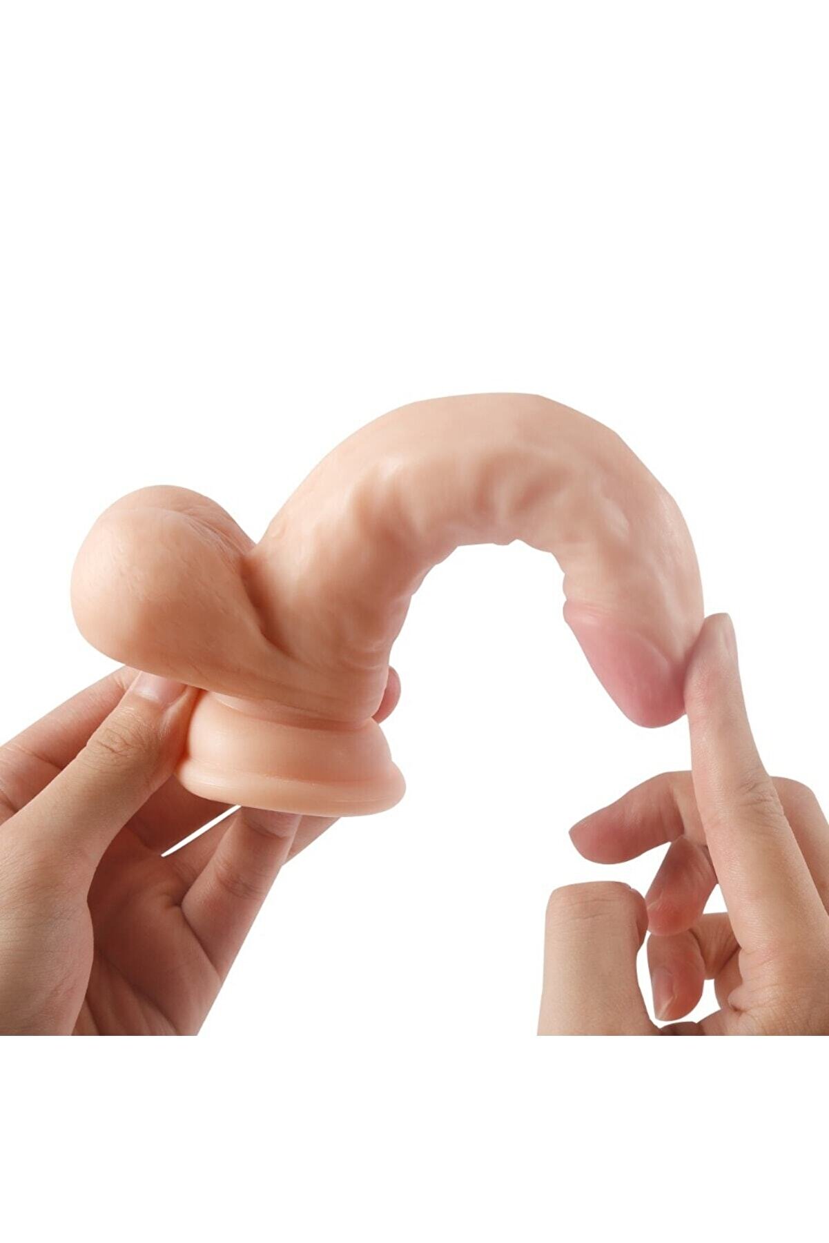 Meyrabest Di̇ldo Seri̇es Hunk Eagle 17 Cm Yumuşak Reali̇sti̇k Dokulu Peni̇s