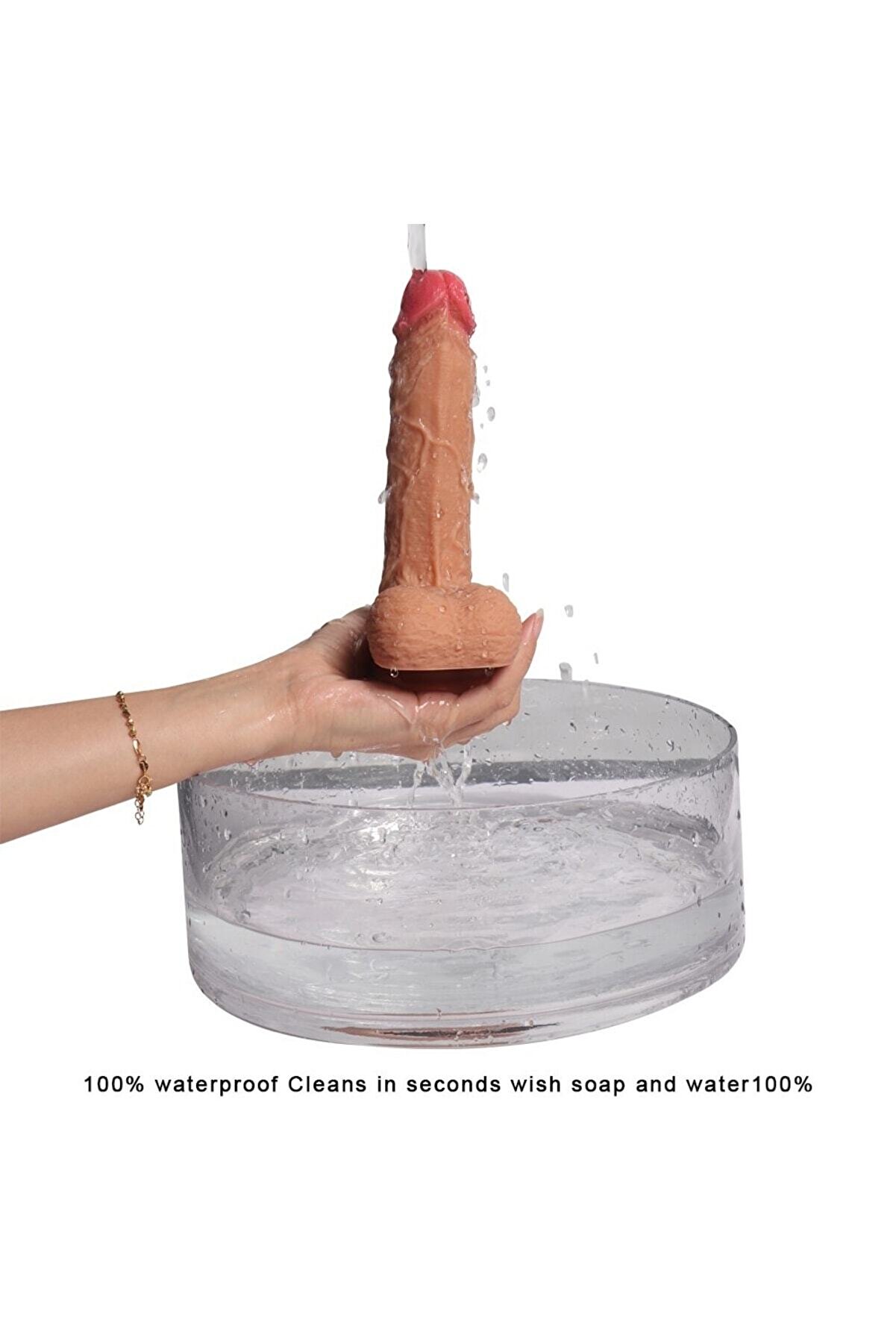 Meyrabest Di̇ldo Seri̇es Li̇ttle Dean 19.5 Cm Natural Et Doku Reali̇sti̇k Peni̇s