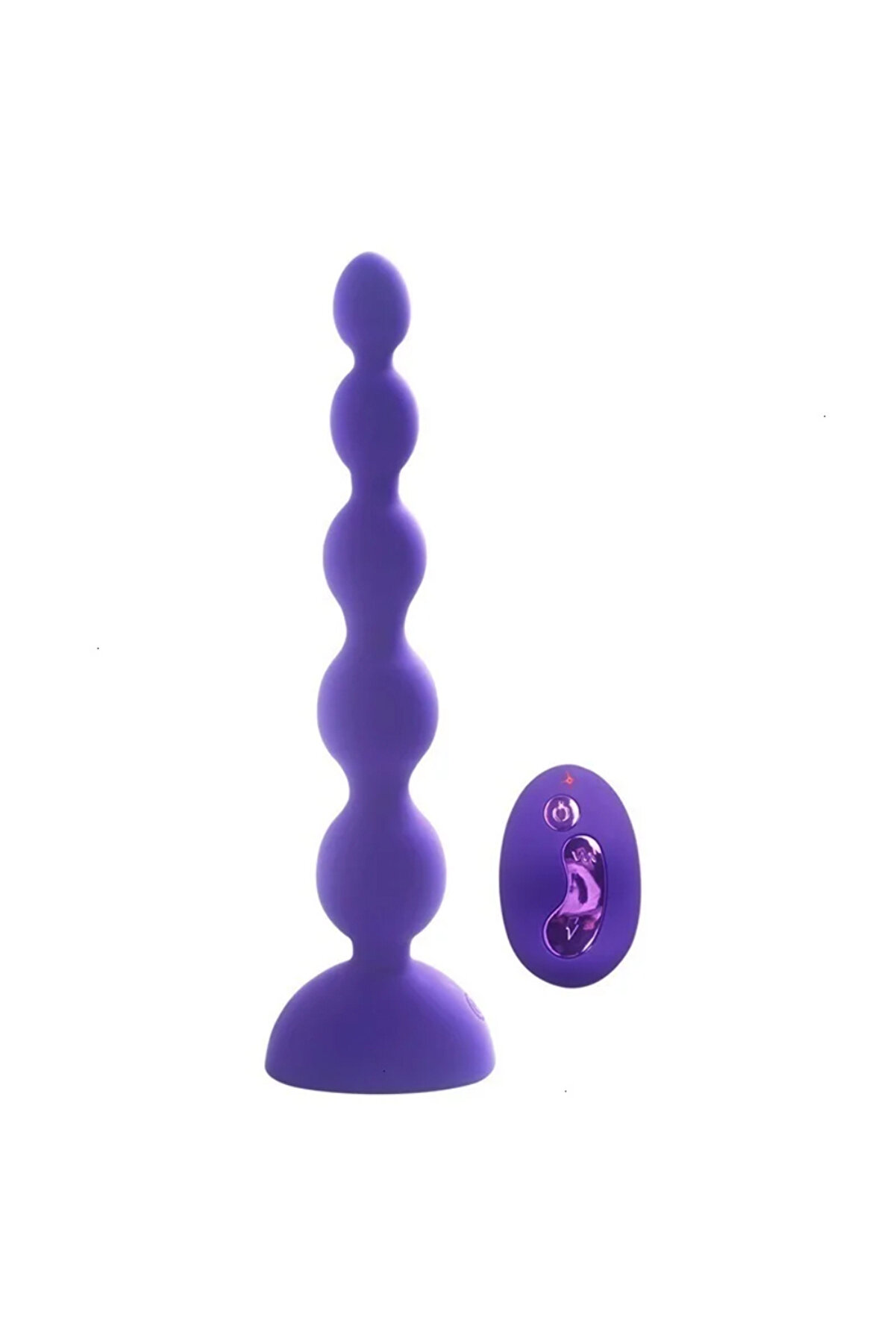 Meyrabest Aphrodi̇si̇a Si̇li̇cone 5 Beads Uzaktan Kumandalı Boncuk Anal Vi̇brat&ouml;r-Purple