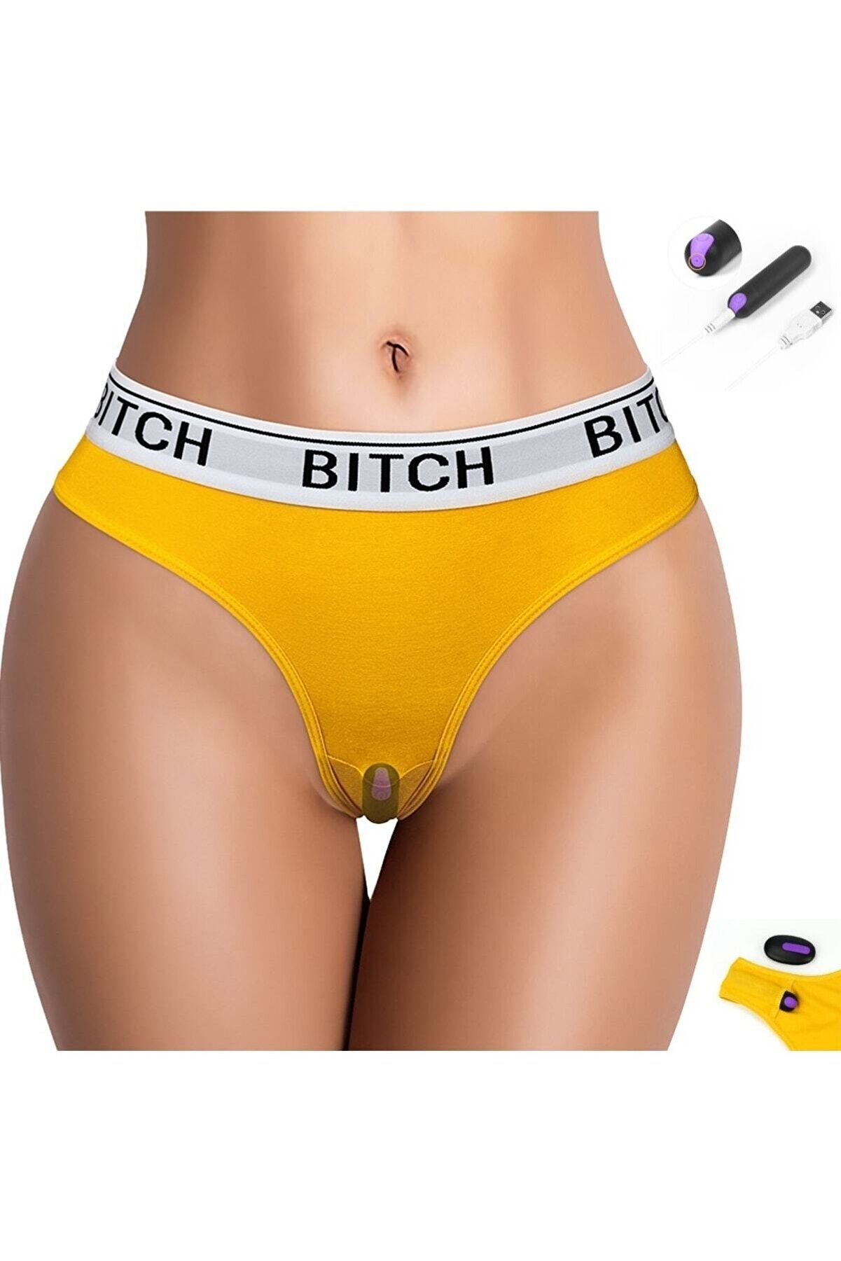 Erox Şarj Edi̇lebi̇li̇r Şarj Edi̇lebi̇li̇r Sessi̇z &Ccedil;alışabi̇len G&uuml;&ccedil;l&uuml; Ti̇treşi̇mli̇ &Ccedil;amaşırlı Xs-S Beden Vi̇brat&ouml;r