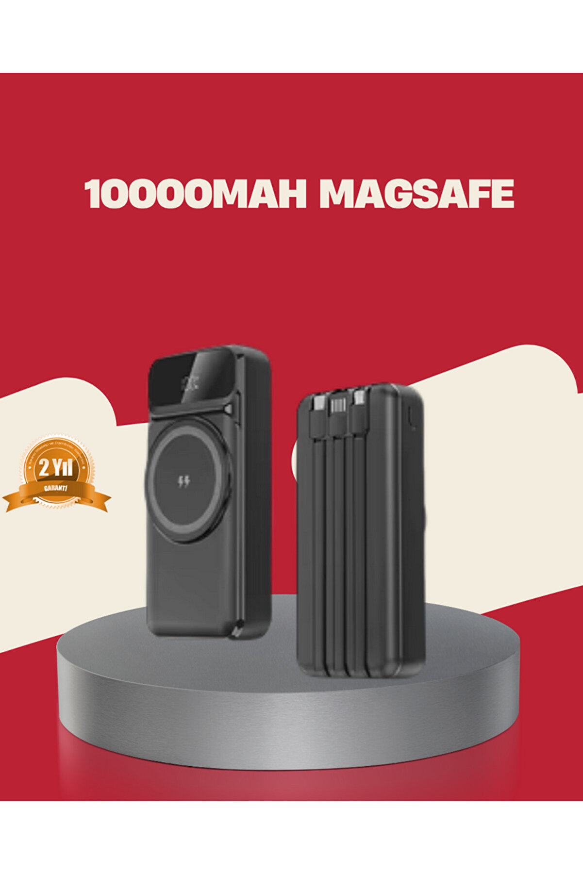 Zero Land Yzlal Kablosuz 15W Şarj Destekli̇ 10000 Mah Taşınabi̇li̇r Powerbank &ndash; Hızlı (101909) Şarj &Ouml;zelli̇kli̇