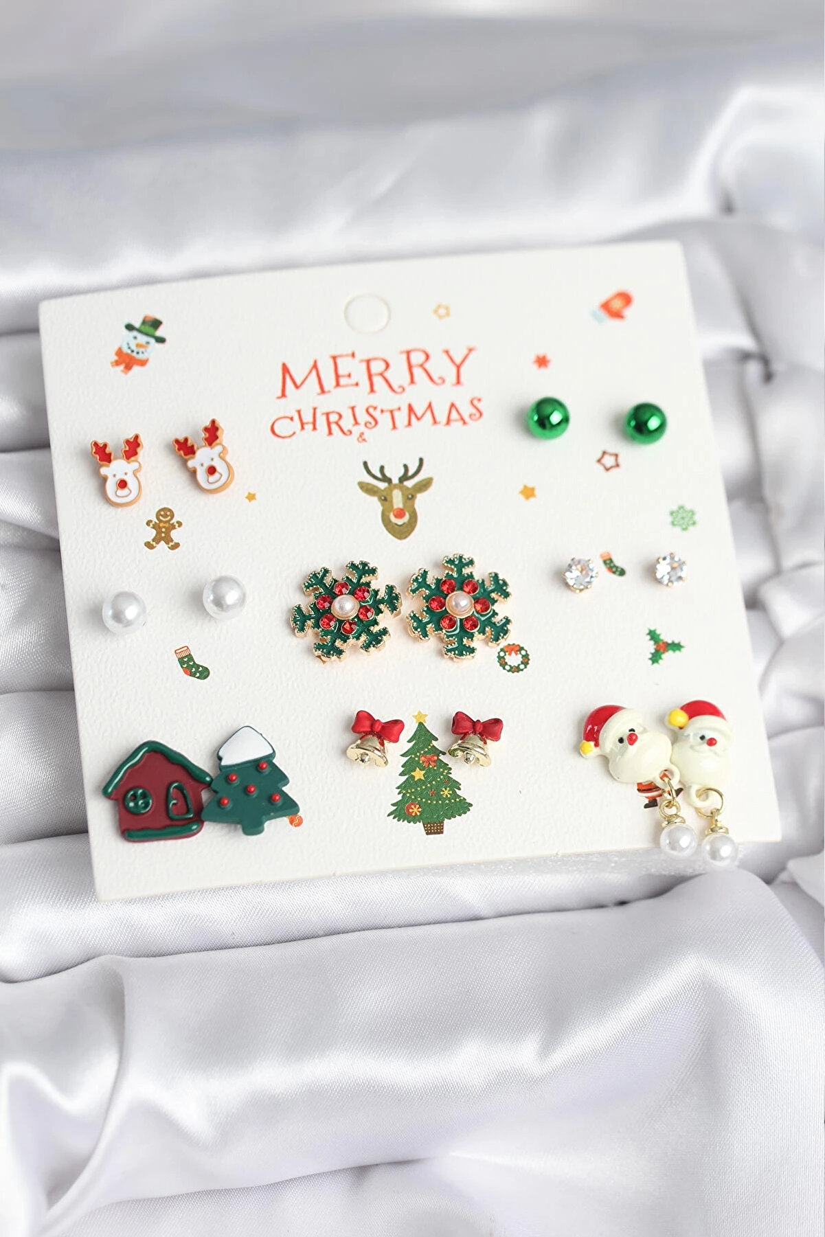 Clari̇ss Bfs Yılbaşı Temalı 8 &Ccedil;i̇ft K&uuml;pe Seti̇