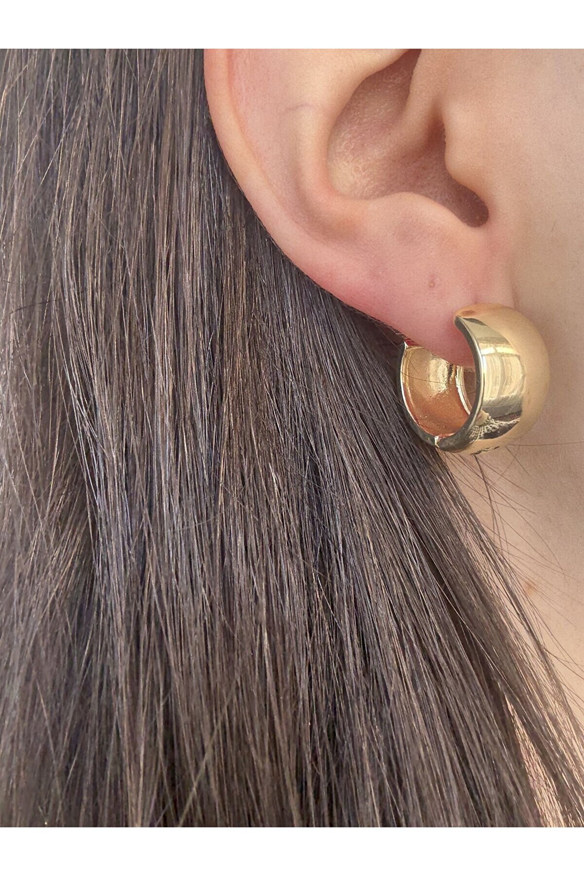 Ateli̇er Emi̇ne İri̇ Bombe Gold Küpe