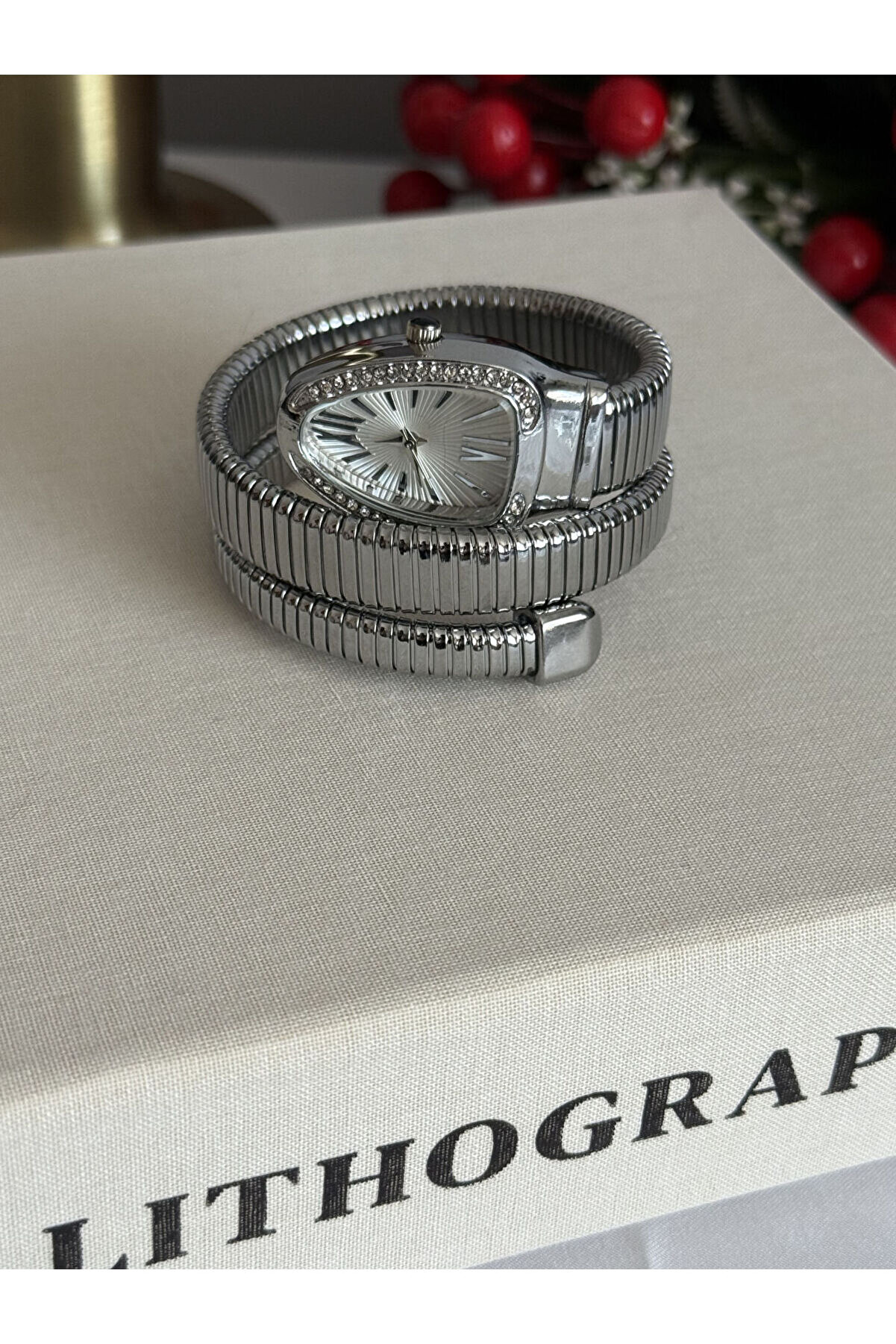 Ateli̇er Emi̇ne Si̇lver Yılan Saat