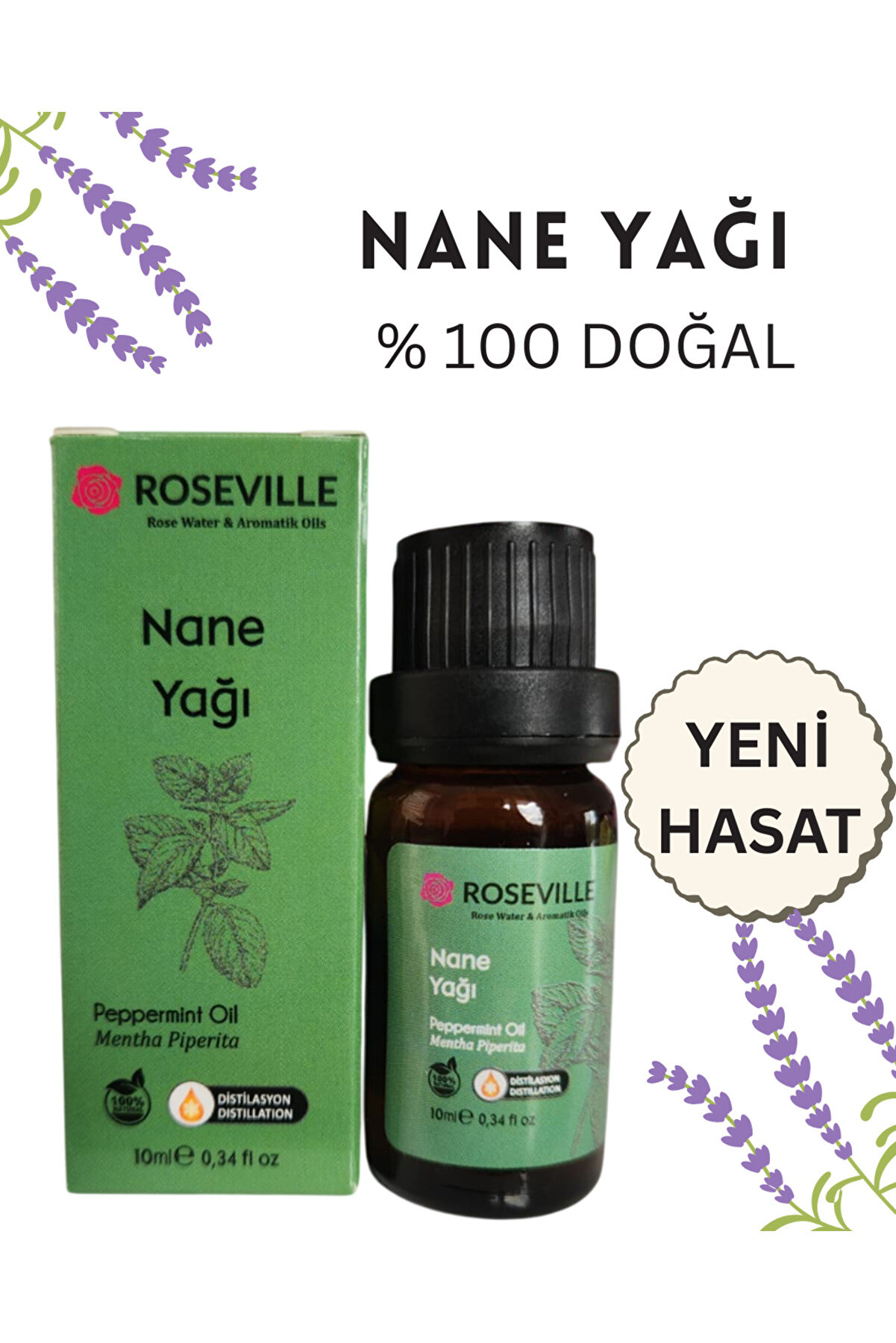 Rosevi̇lle Nane Uçucu Yağı 10 Ml % 100 Saf Ve Doğal