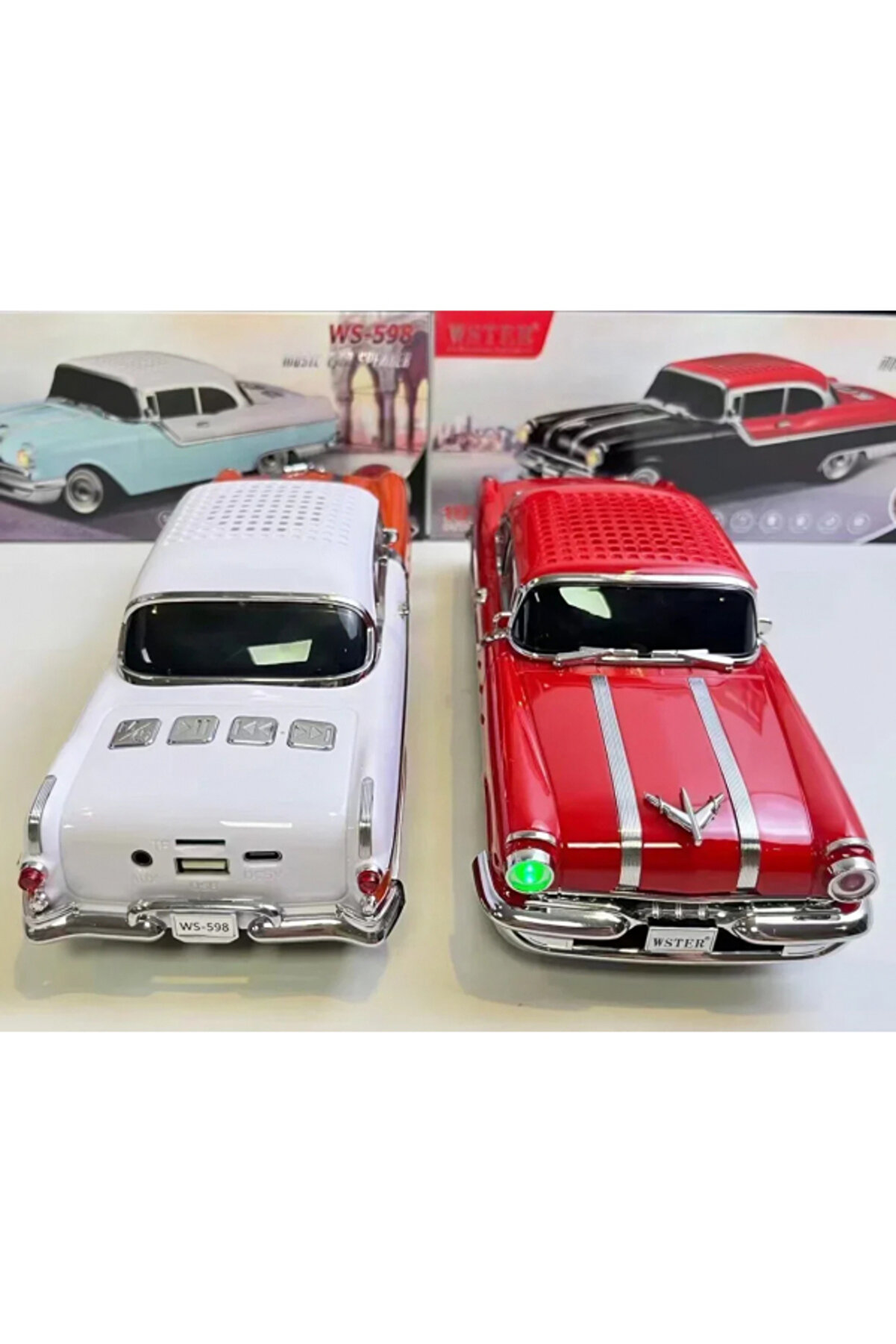 Go İthalat Chevrolet Ws-1955Bt Belai̇r 1955 Model Bluetooth Hoparl&ouml;r (5324)