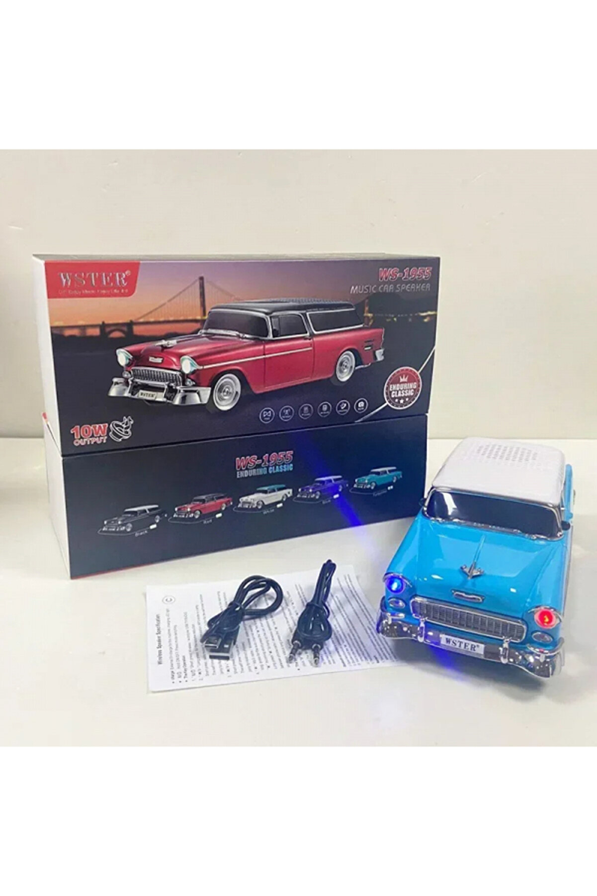 Go İthalat Chevrolet Ws-1955Bt Belai̇r 1955 Model Bluetooth Hoparl&ouml;r (5324)