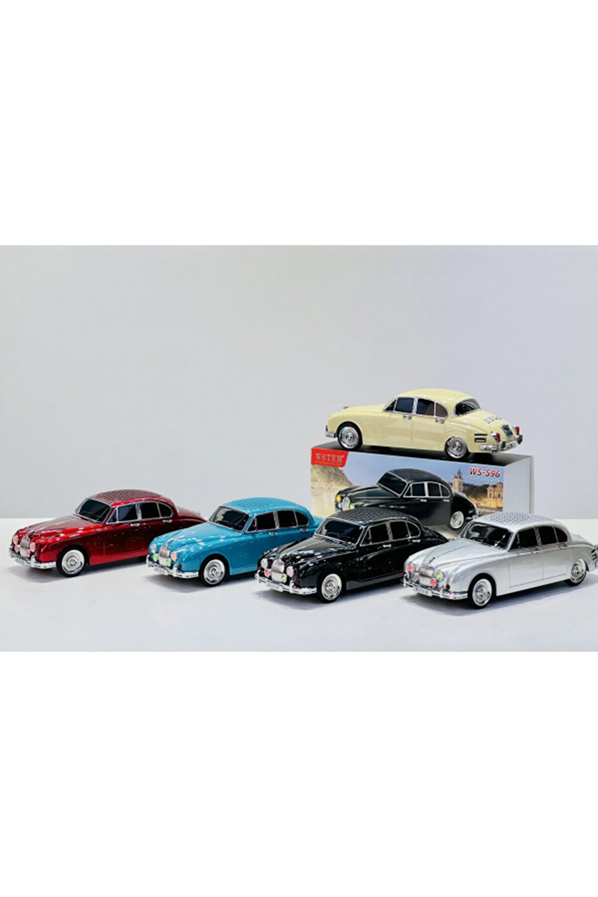 Go İthalat Ws-596 Araba G&ouml;r&uuml;n&uuml;ml&uuml; Kablosuz Bluetooth Hoparl&ouml;r Si̇yah (5324)