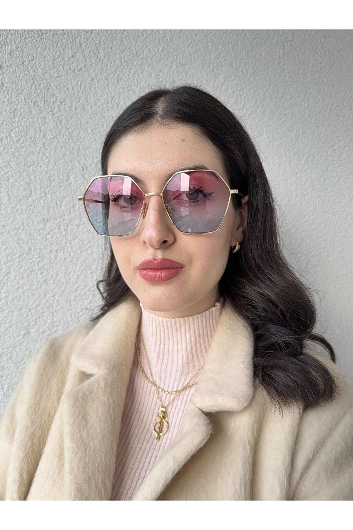 Ateli̇er Emi̇ne Geometri̇k Form Tarz Güneş Gözlüğü
