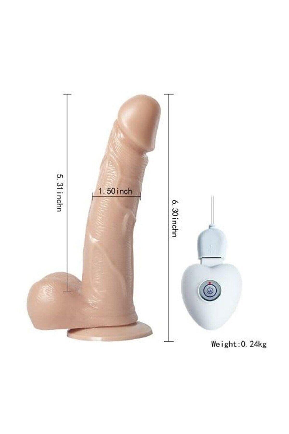 Meyrabest Oynar Başlı Ti̇treşi̇mli̇ Reali̇sti̇k Peni̇s 18 Cm