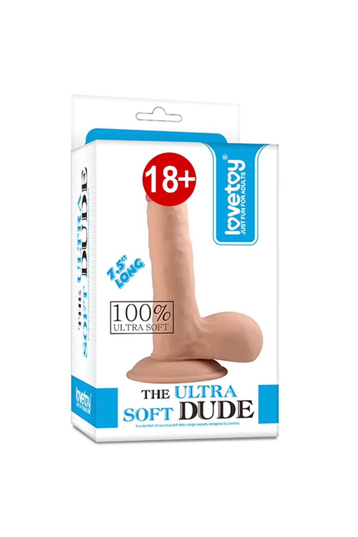 Meyrabest The Ultra Soft Dude Ur3 Doku Kalın Di̇ldo 19 Cm