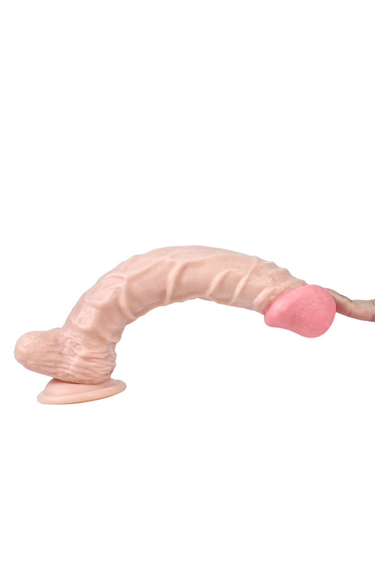 Meyrabest 25 Cm Vantuzlu B&uuml;y&uuml;k Flesh Reali̇sti̇k Di̇ldo