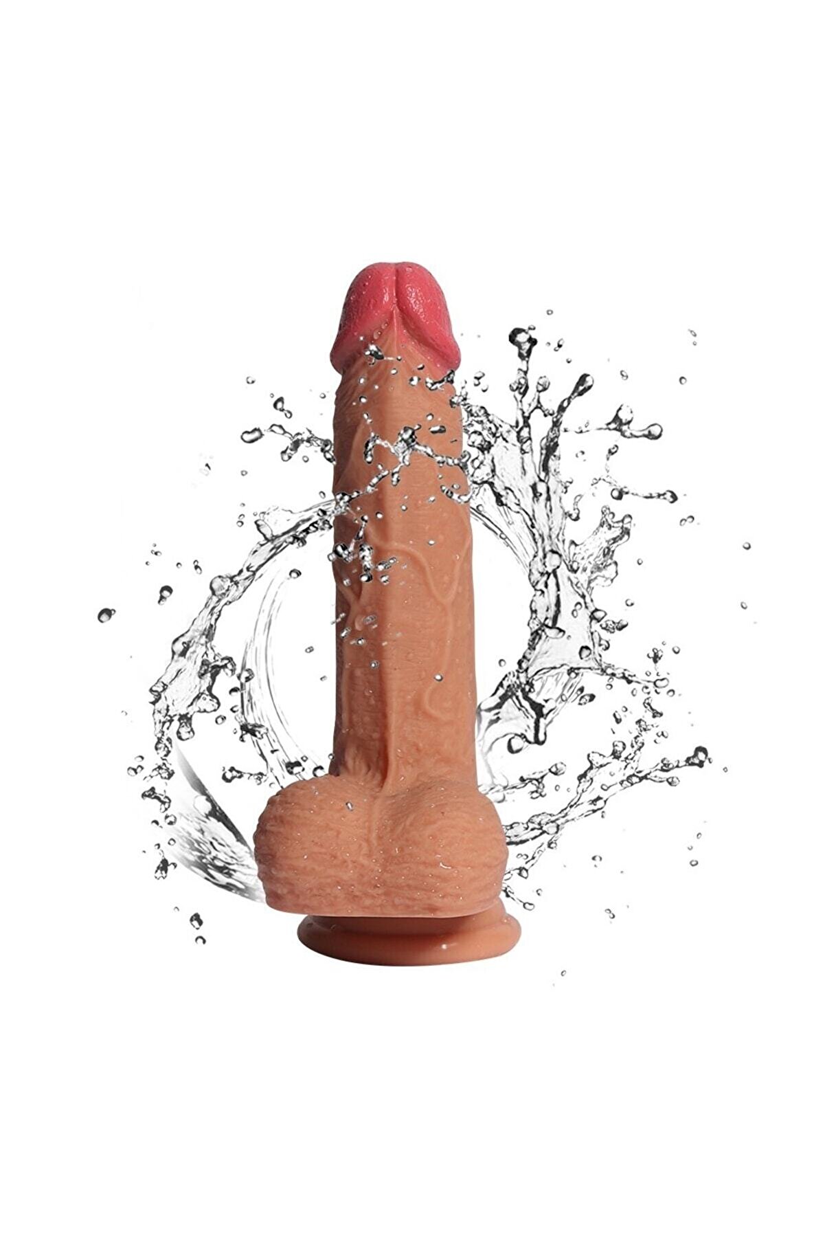 Meyrabest Di̇ldo Seri̇es Li̇ttle Dean 19.5 Cm Natural Et Doku Reali̇sti̇k Peni̇s