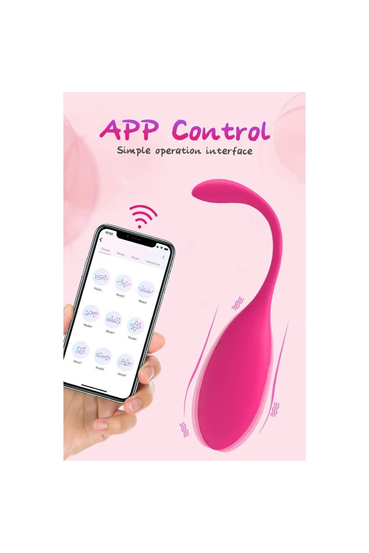 Erox My Happy Mi̇yang Telefon Kontroll&uuml; Gi̇yi̇lebi̇li̇r Vi̇brat&ouml;r