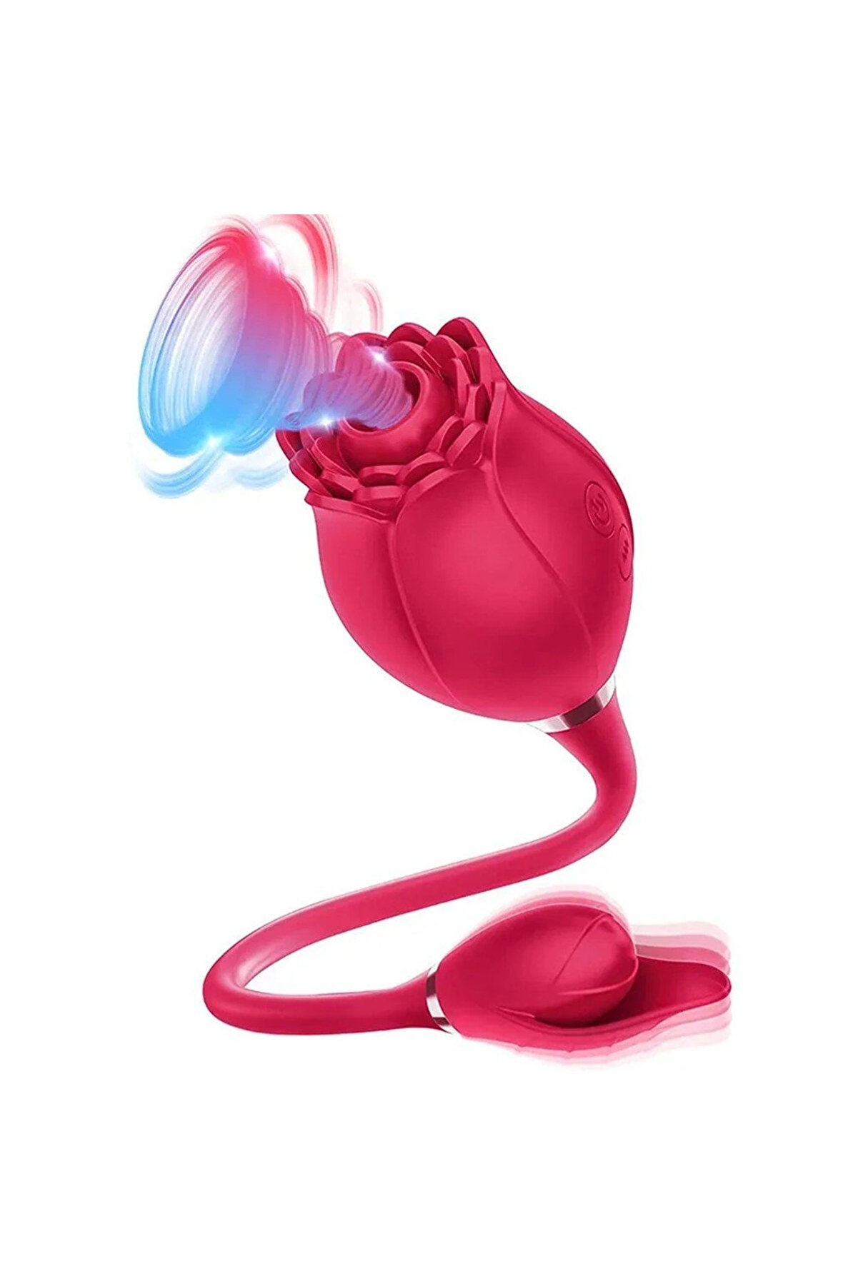 Erox Rose Kli̇toral Emi̇ş G&uuml;&ccedil;l&uuml; G&uuml;l Vi̇brat&ouml;r