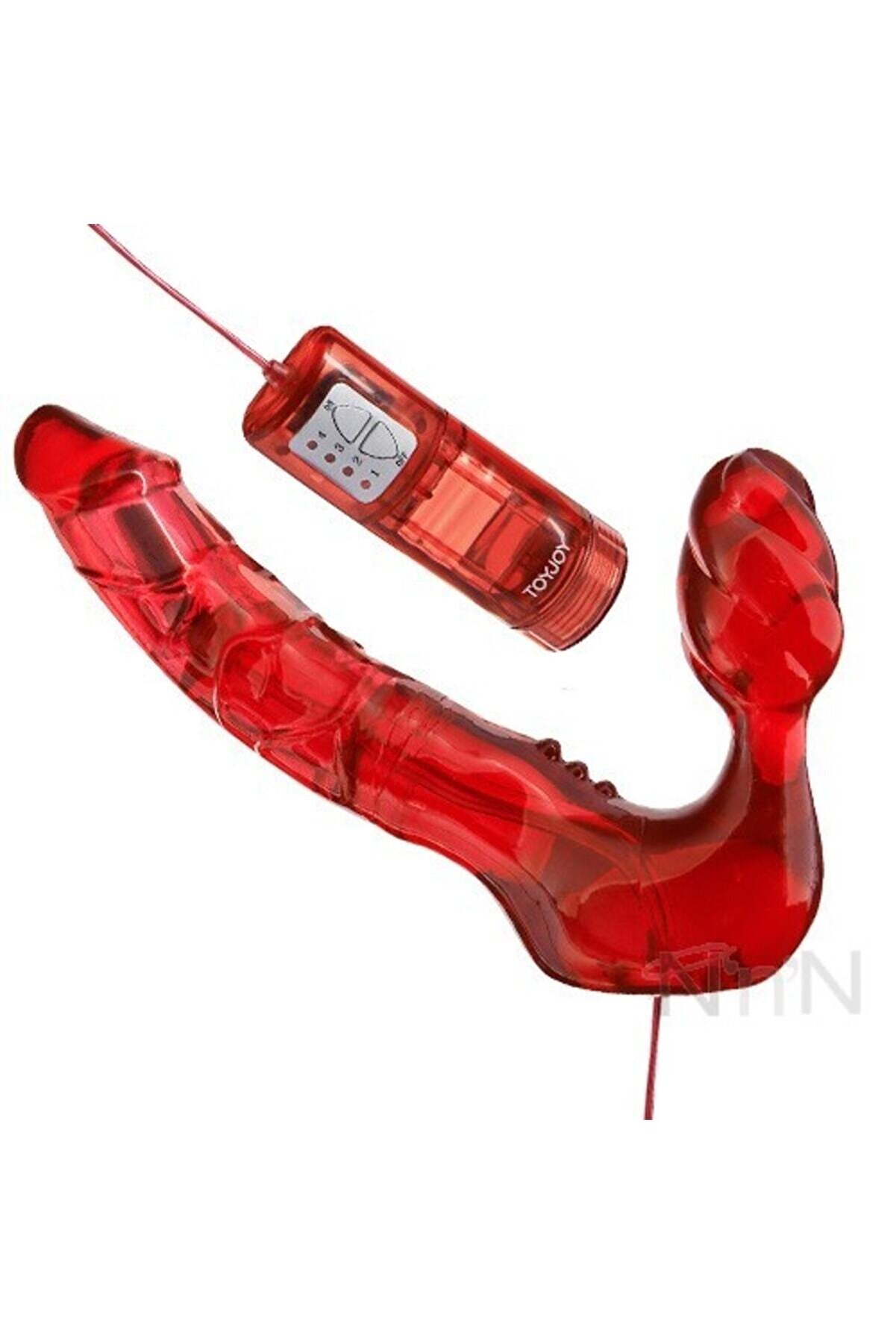 Erox Toy Joy Ti̇treşi̇mli̇ Double Strapless Di̇ldo