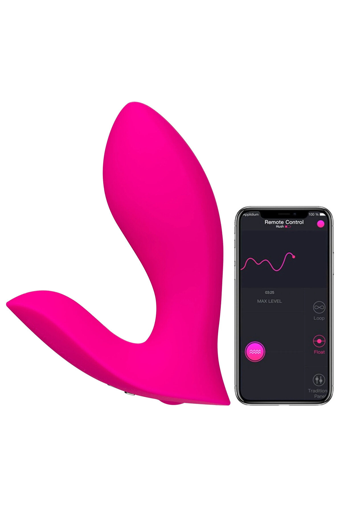 Erox Lovense Flexer Telefon Kontroll&uuml; Gi̇yi̇lebi̇li̇r Vi̇brat&ouml;r