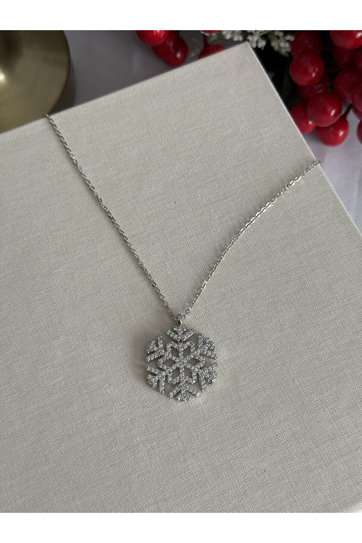 Ateli̇er Emi̇ne İri̇ Kar Tanesi̇ Kolye