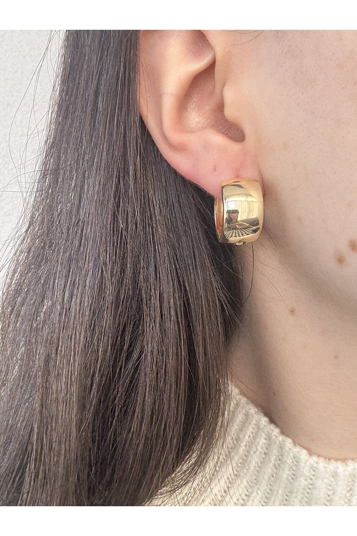 Ateli̇er Emi̇ne İri̇ Bombe Gold Küpe