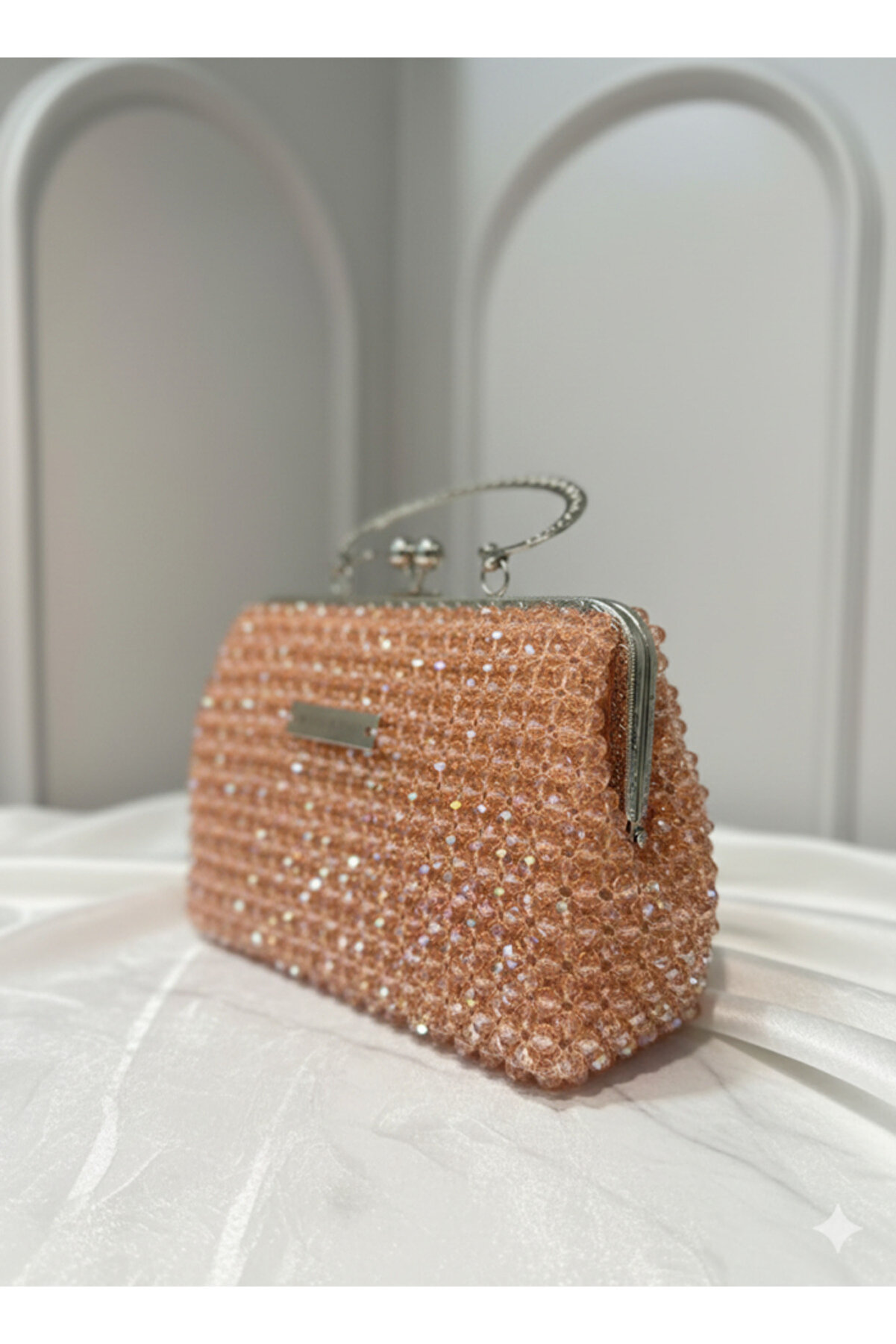 Ateli̇er Emi̇ne Salmon Blush Sorbet – Özel Üreti̇m Kri̇stal Çanta