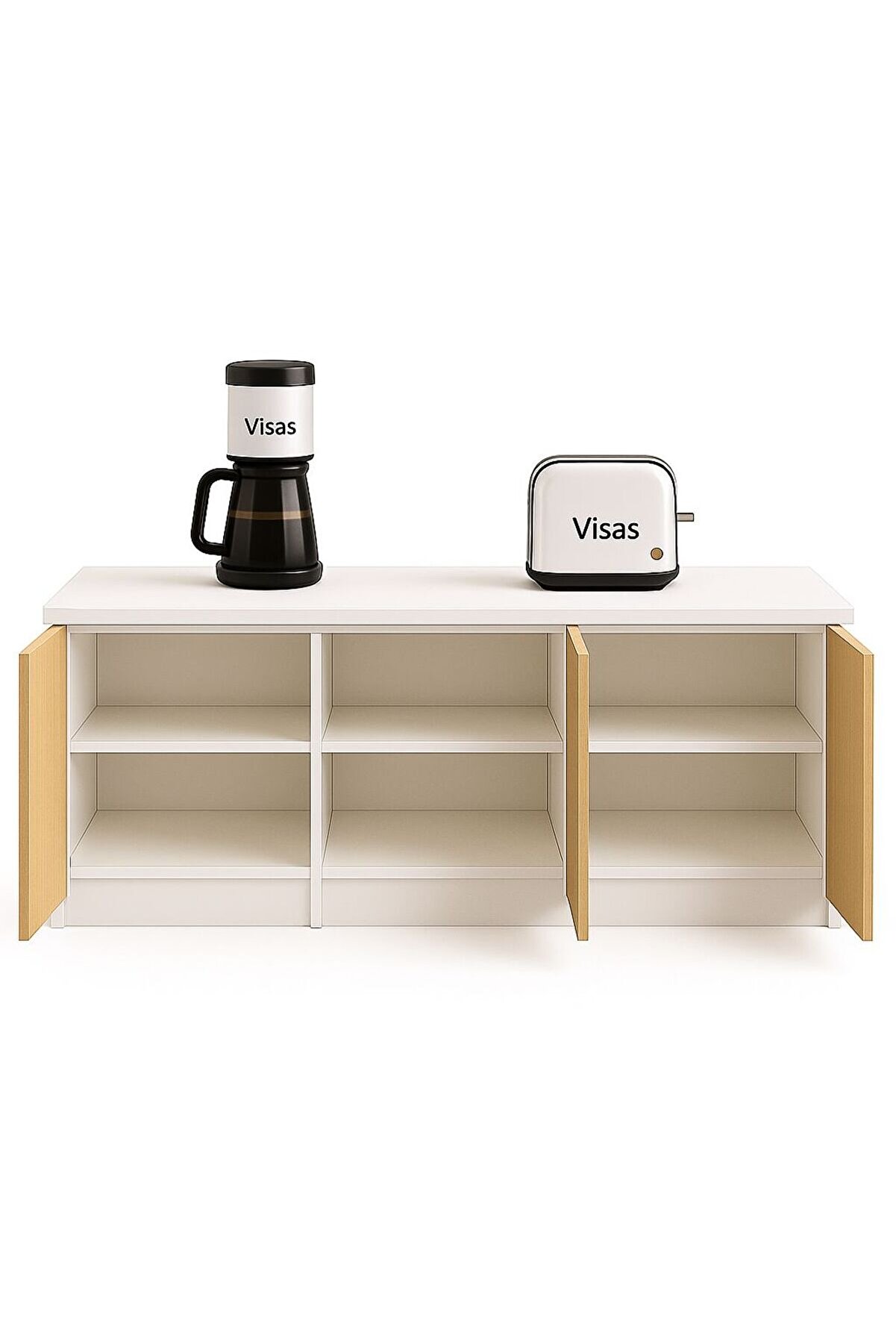 Vi̇sasconcept 180 Cm &Ccedil;am &Ccedil;ok Ama&ccedil;lı Dolap