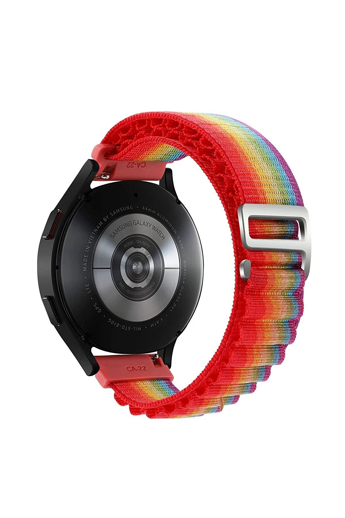 Oem Nexgen Cpt83 Watch 22Mm Kr410 Kumaş Kordon - G&ouml;kkuşağı 1 (Nxgn)