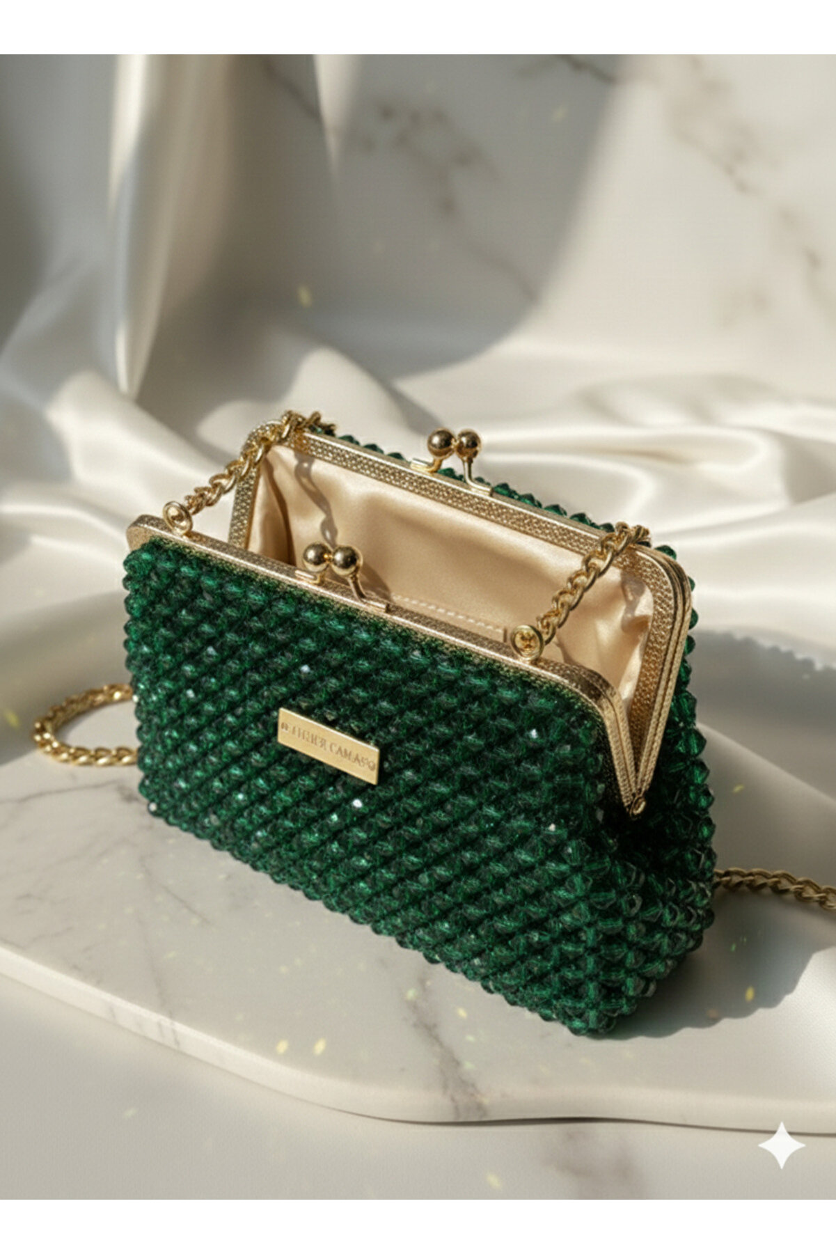 Ateli̇er Emi̇ne Matcha Cloud Sorbet – Özel Üreti̇m Kri̇stal Çanta