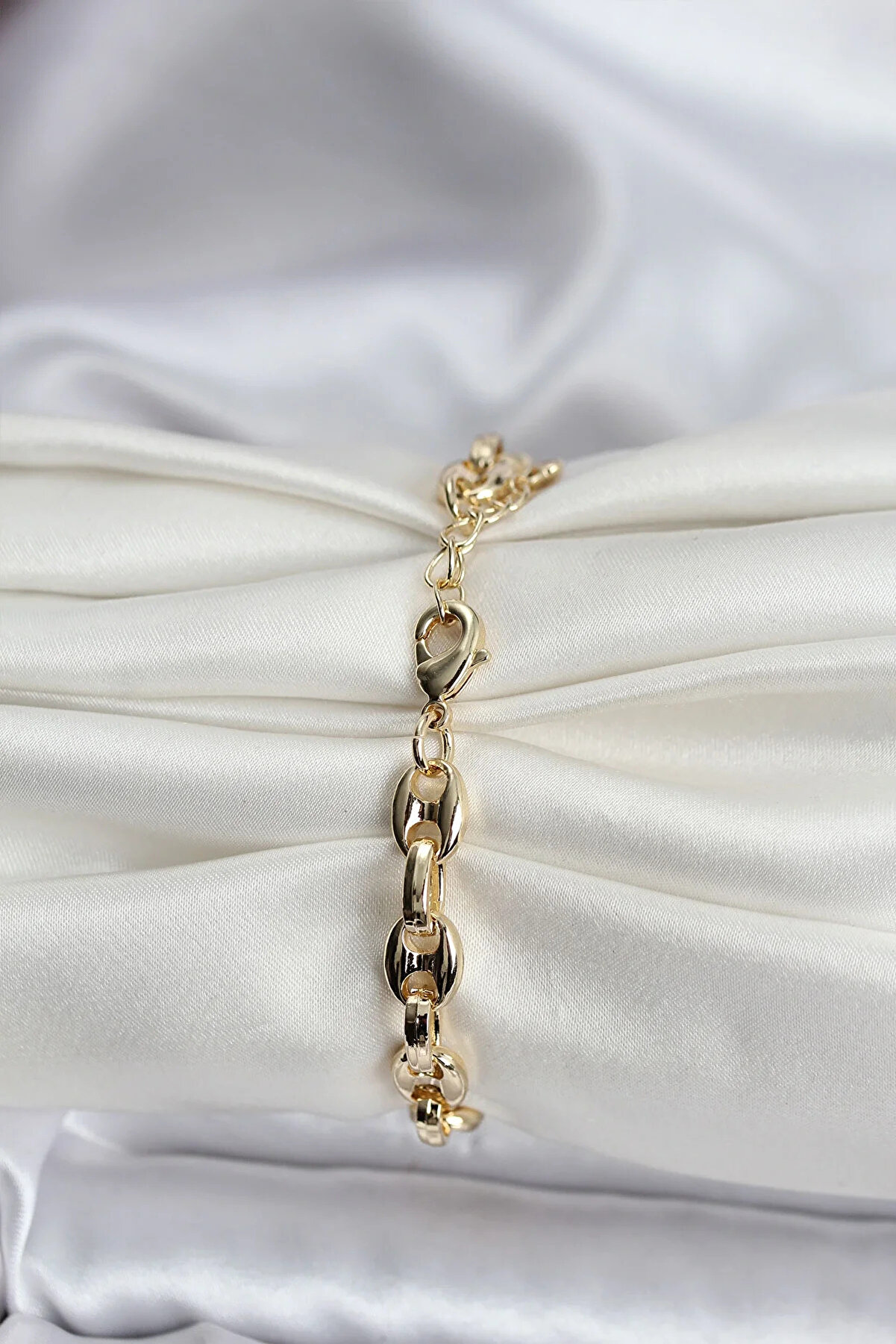 Sorvi̇enne 14K Gold Renk Kaplama Kahve &Ccedil;eki̇rdeği̇ Model Cm Kadın Bi̇lekli̇k