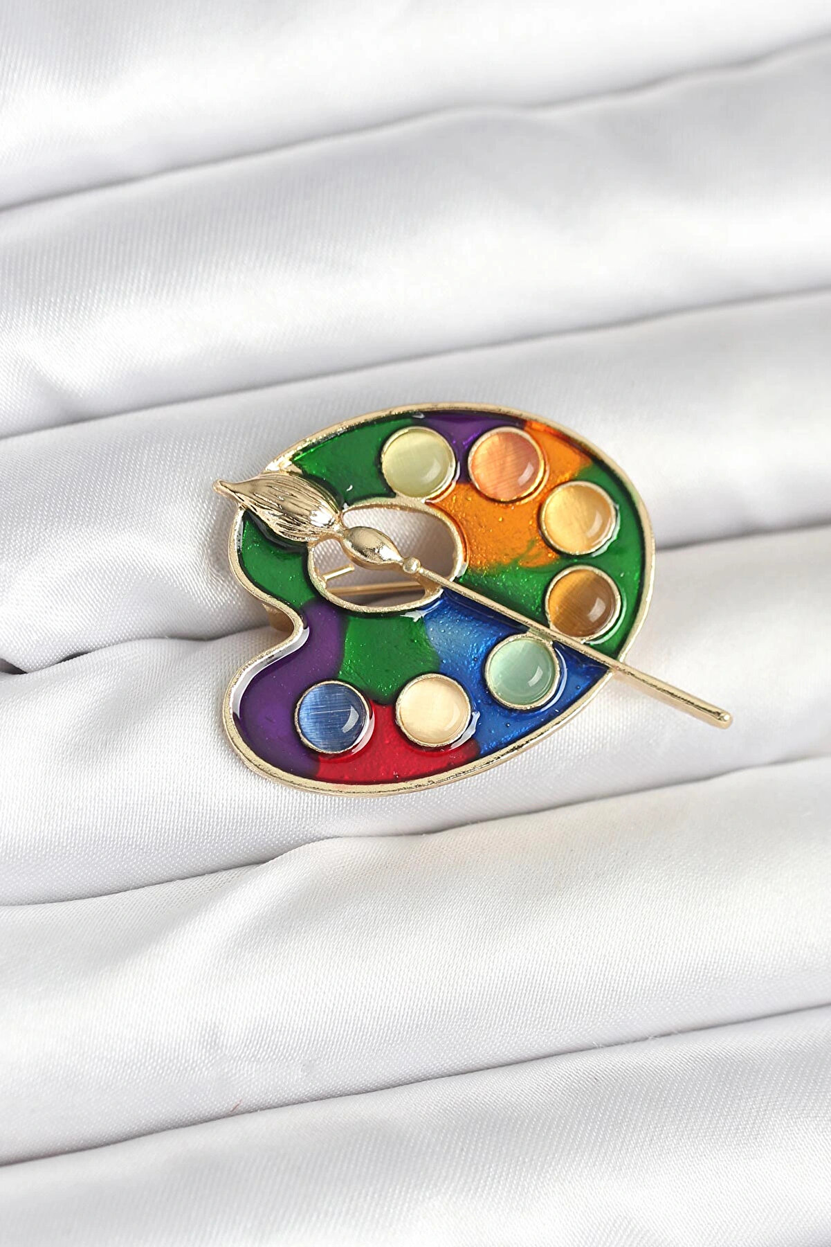 Buti̇k Ressam Paleti̇ Model Broş