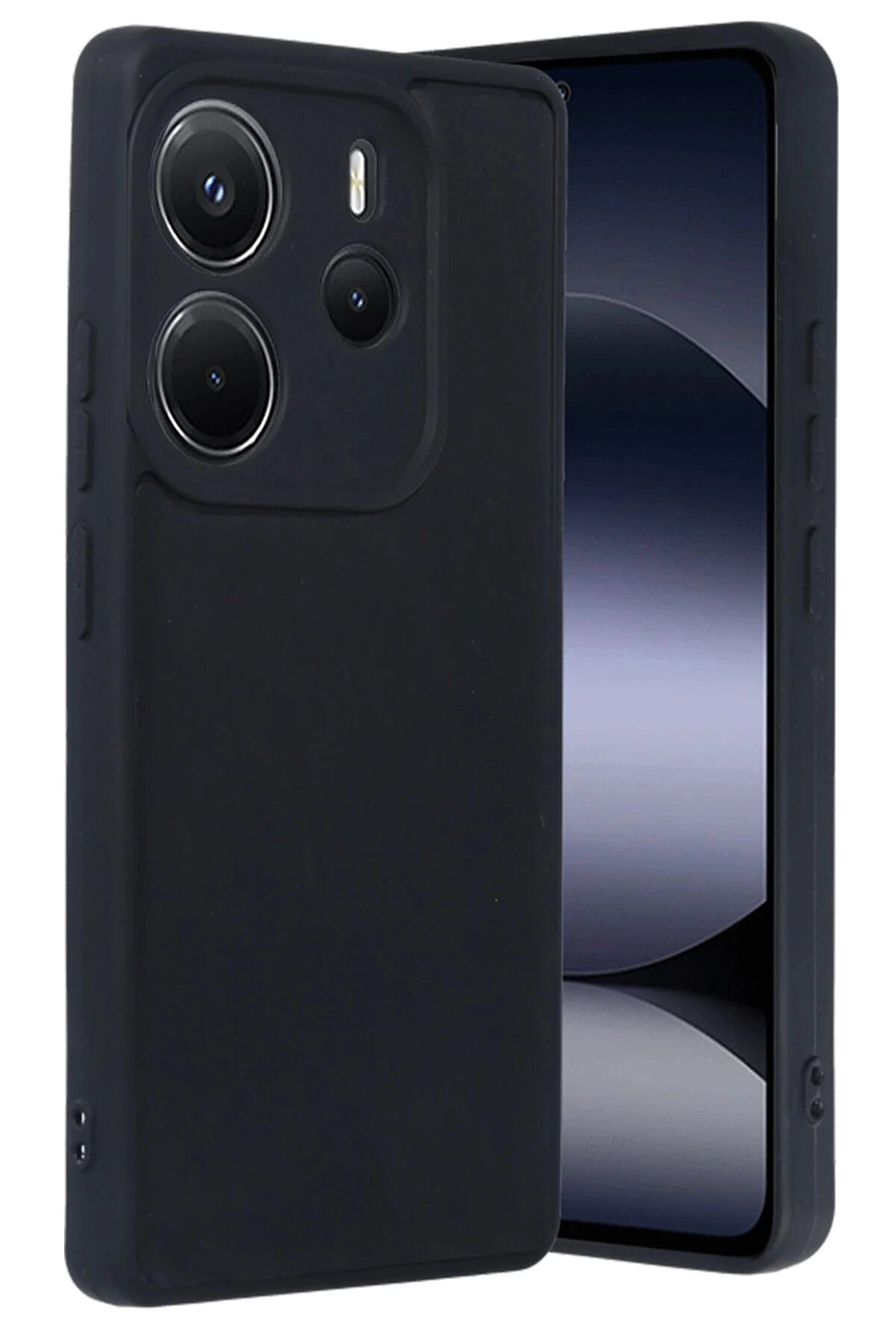 Buti̇k Harmonyaura Xi̇aomi̇ Redmi̇ Note 14 4G Kılıf Aras Deri̇ Kapak - Si̇yah