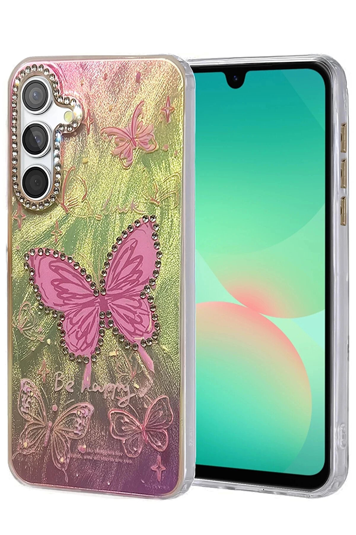 Buti̇k Samsung Galaxy A26 Kılıf Blade Aynalı Desenli̇ Kapak - Desen 5-(5796)