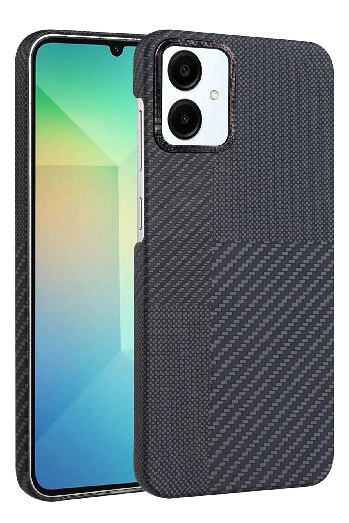 Buti̇k Samsung Galaxy A06 Vega Magsafe Kapak - Si̇yah-(5796)