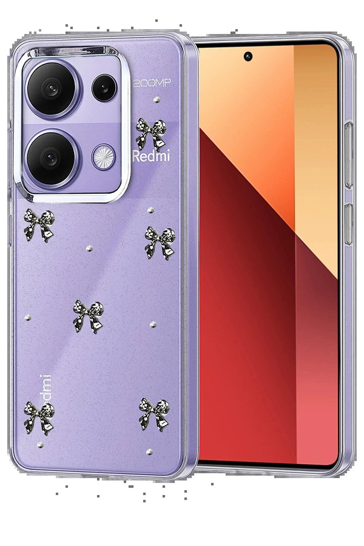 Buti̇k Xi̇aomi̇ Redmi̇ Note 13 Pro 4G Fi̇yonk Desenli̇ Kapak - Desen 10-(5796)