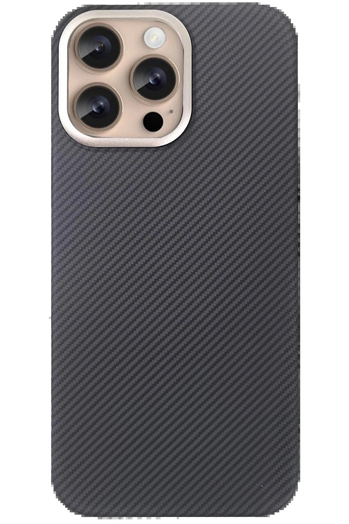 Buti̇k İphone 16 Pro Besa Magsafe Kapak - Si̇yah-(5796)