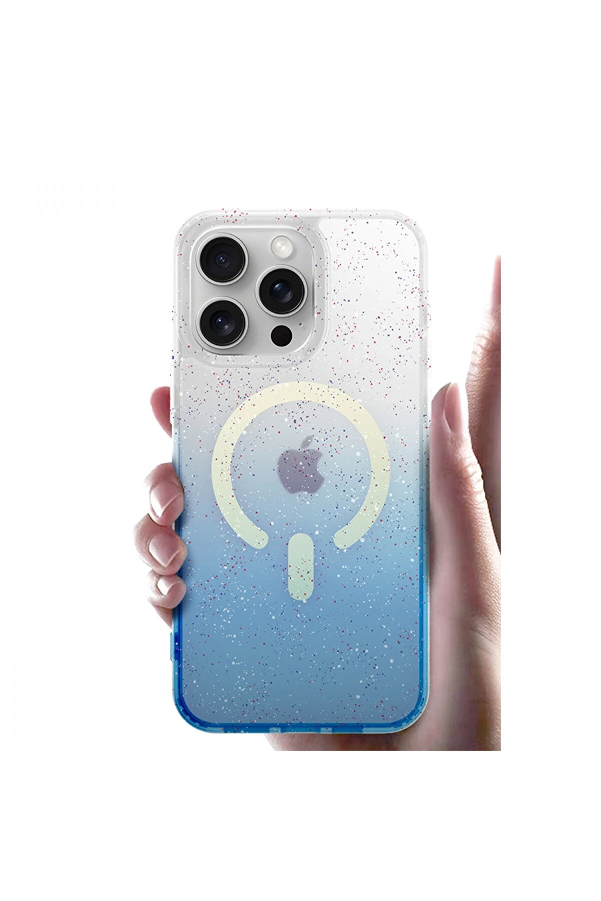 Buti̇k Apple İphone 15 Pro Max Pummel Shi̇ny Magsafe Kapak - Mor