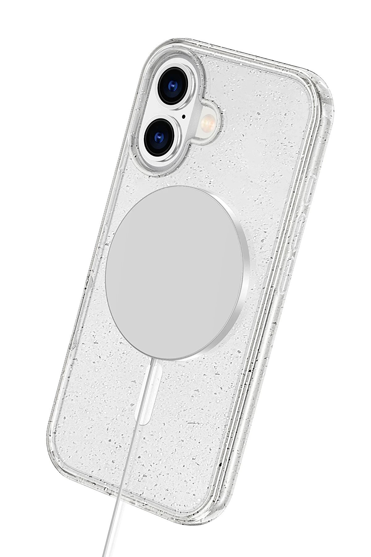 Buti̇k Apple İphone 16 Star Magsafe Kapak - Turuncu-(5796)