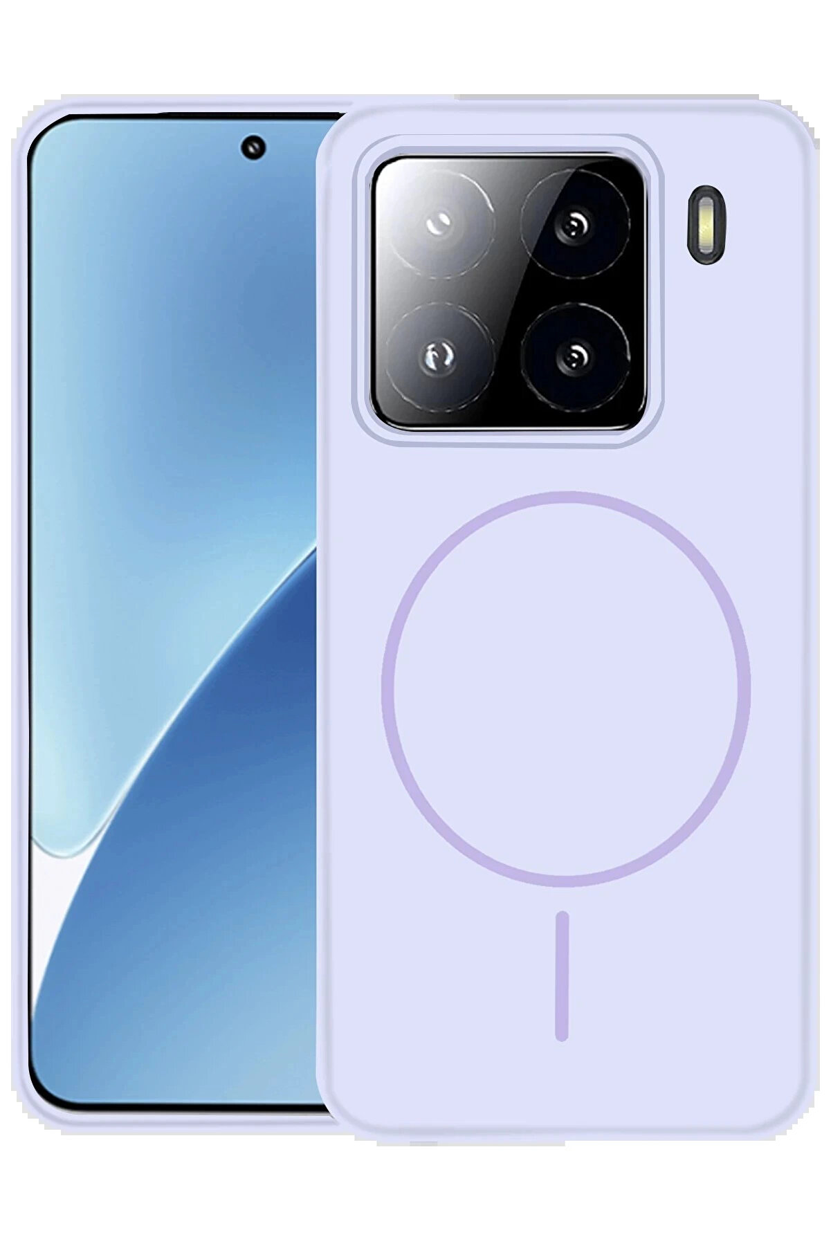 Buti̇k Xi̇aomi̇ Mi̇ 15 Pro Kılıf Jully Magsafe Kapak - Li̇la-(5796)