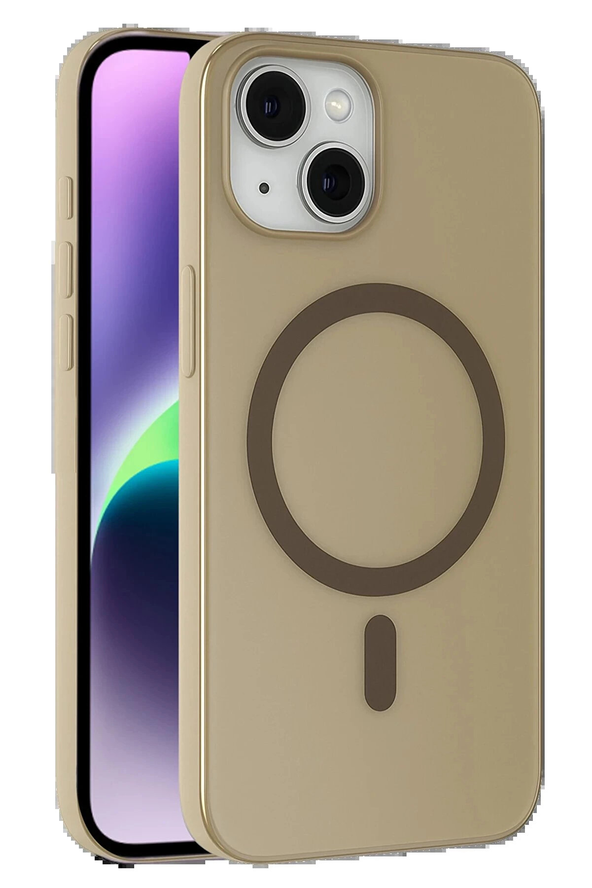 Buti̇k Apple İphone 14 Tuna Pc Sli̇m Magsafe Kapak - Ti̇tan Gri̇-(5796)