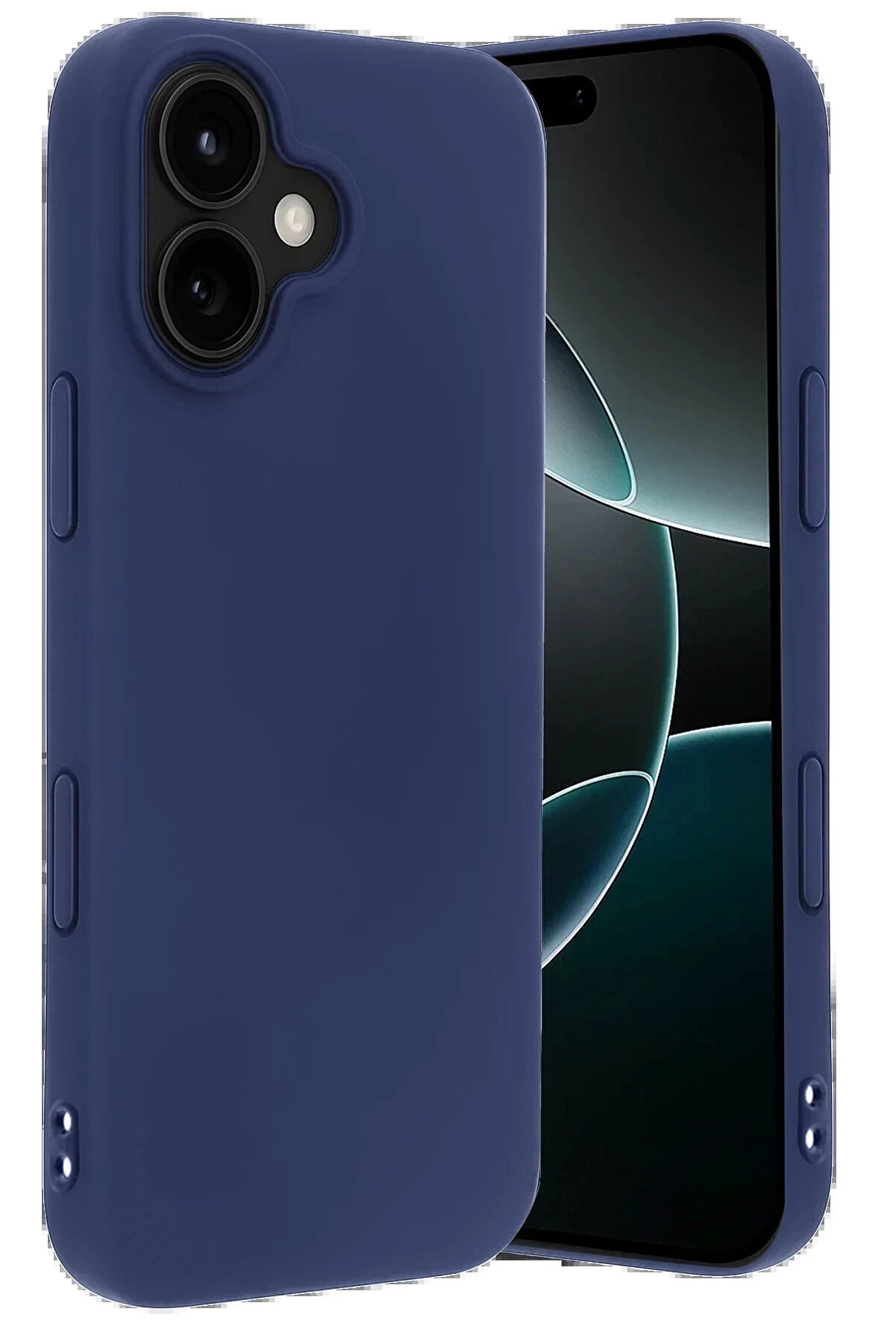 Buti̇k Apple İphone 17 Fi̇rst Si̇li̇kon - Laci̇vert-(5796)