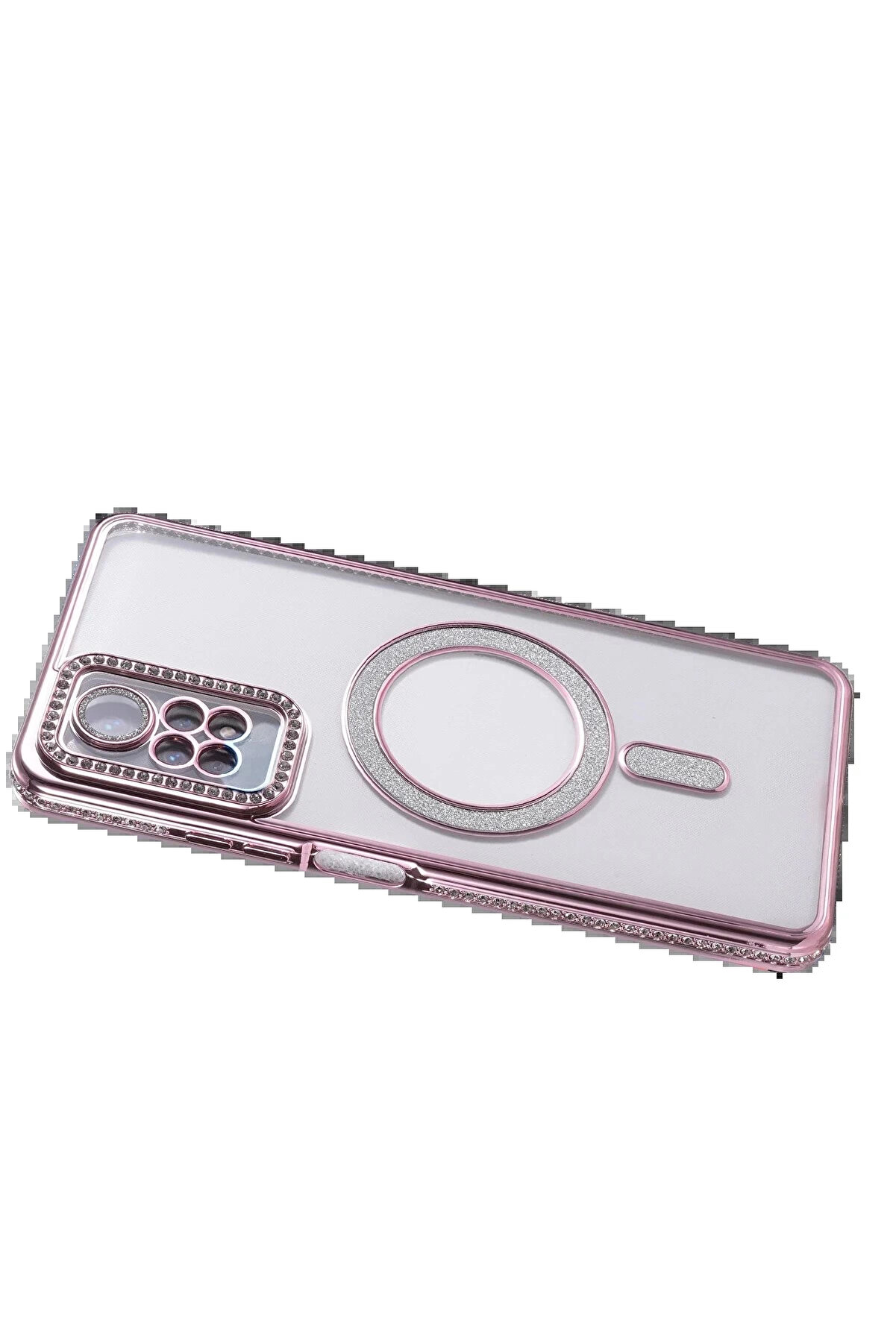 Buti̇k Xi̇aomi̇ Redmi̇ Note 12 Pro 4G Joke Si̇mli̇ Magneti̇csafe Kılıf - Pembe-(5796)