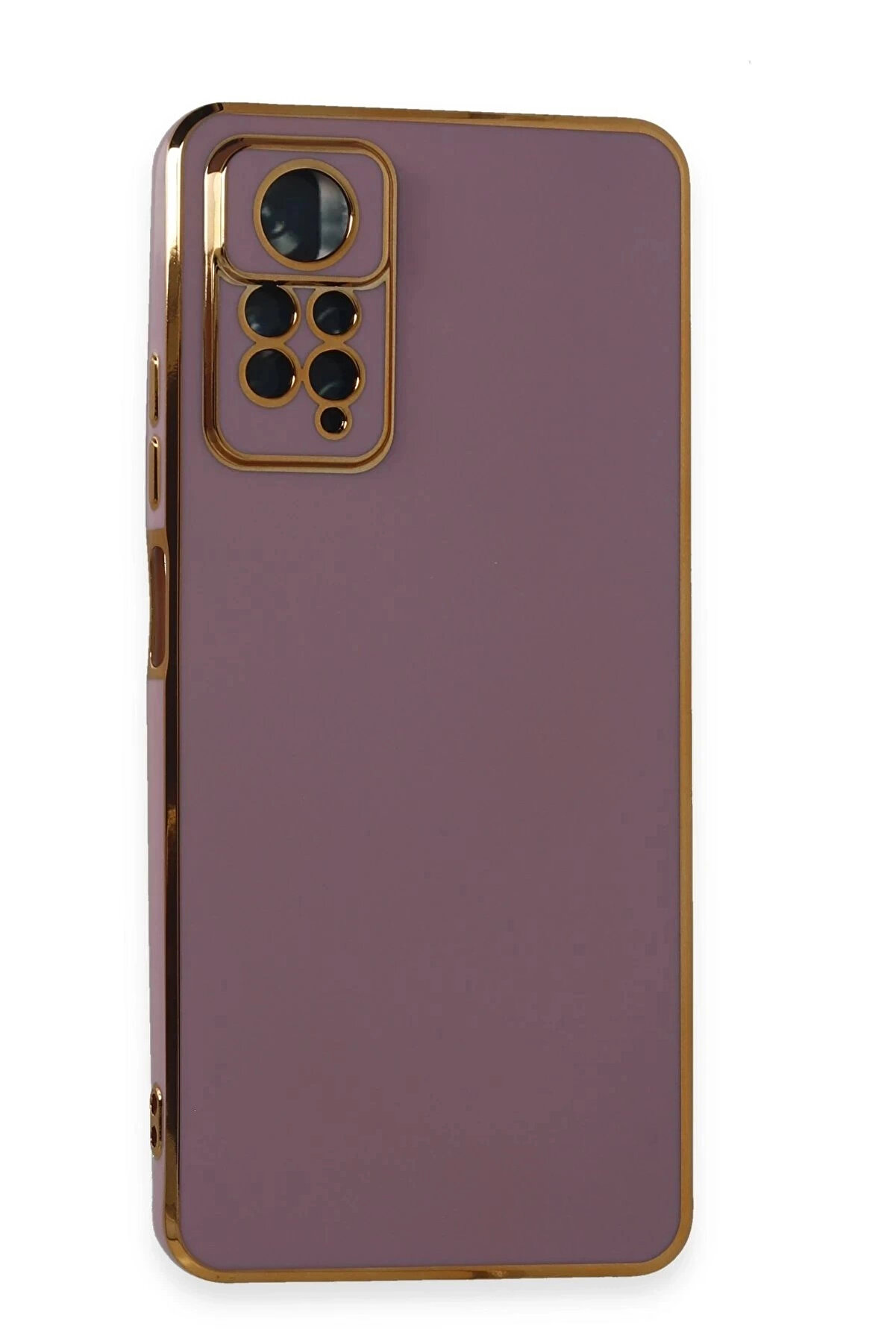 Buti̇k Xi̇aomi̇ Redmi̇ Note 11 Pro Kılıf Volet Si̇li̇kon - Mor-(5796)