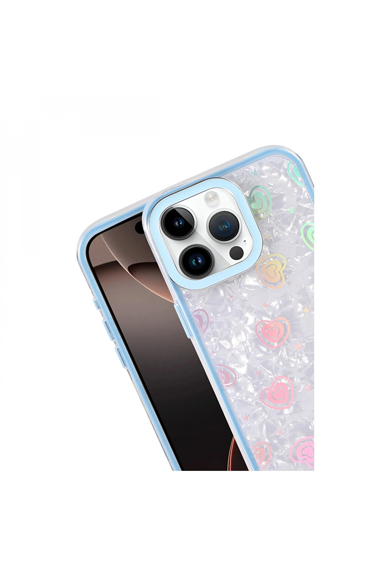 Ardan Home Apple İphone 14 Lumi̇ Desenli̇ Kapak - Mavi̇