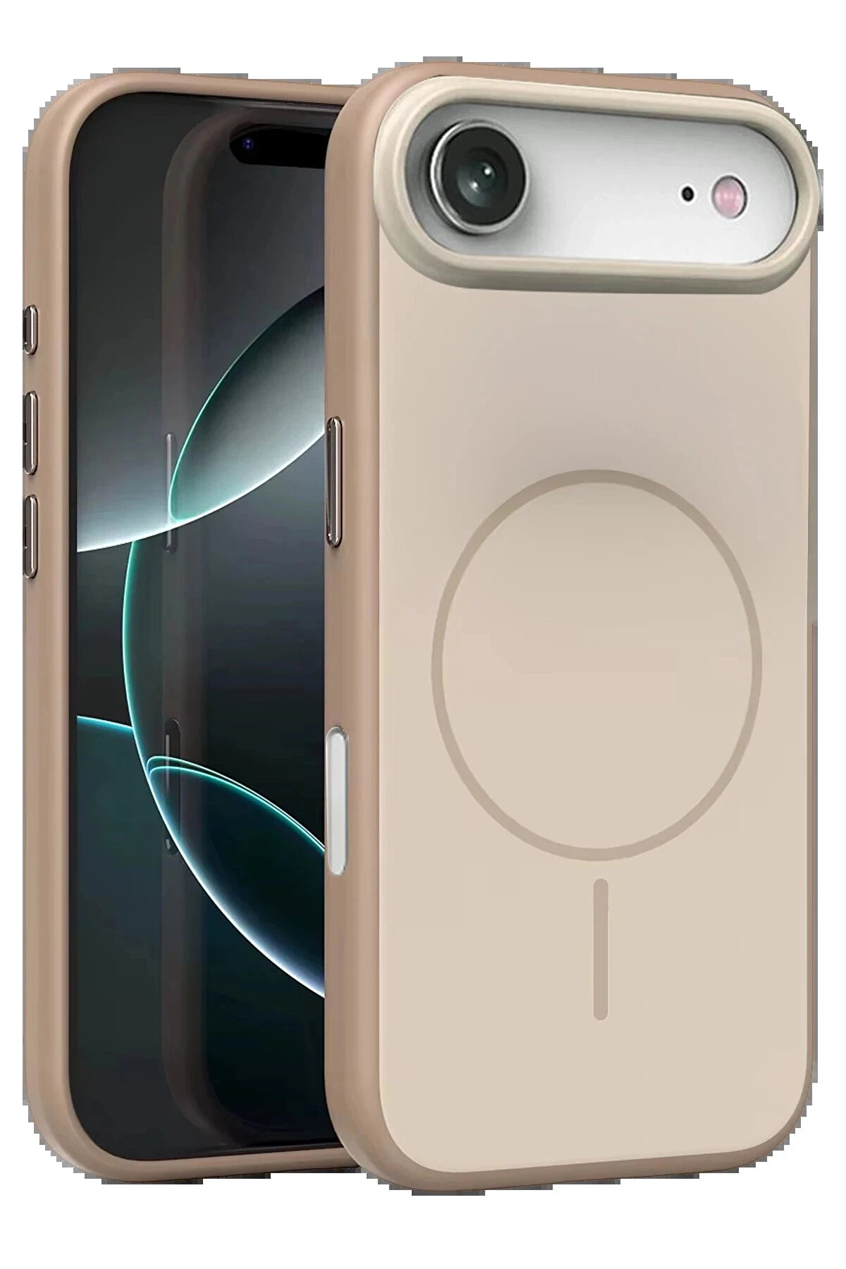 Buti̇k Apple İphone 17 Ai̇r Neva Magsafe Kapak - Gold-(5796)